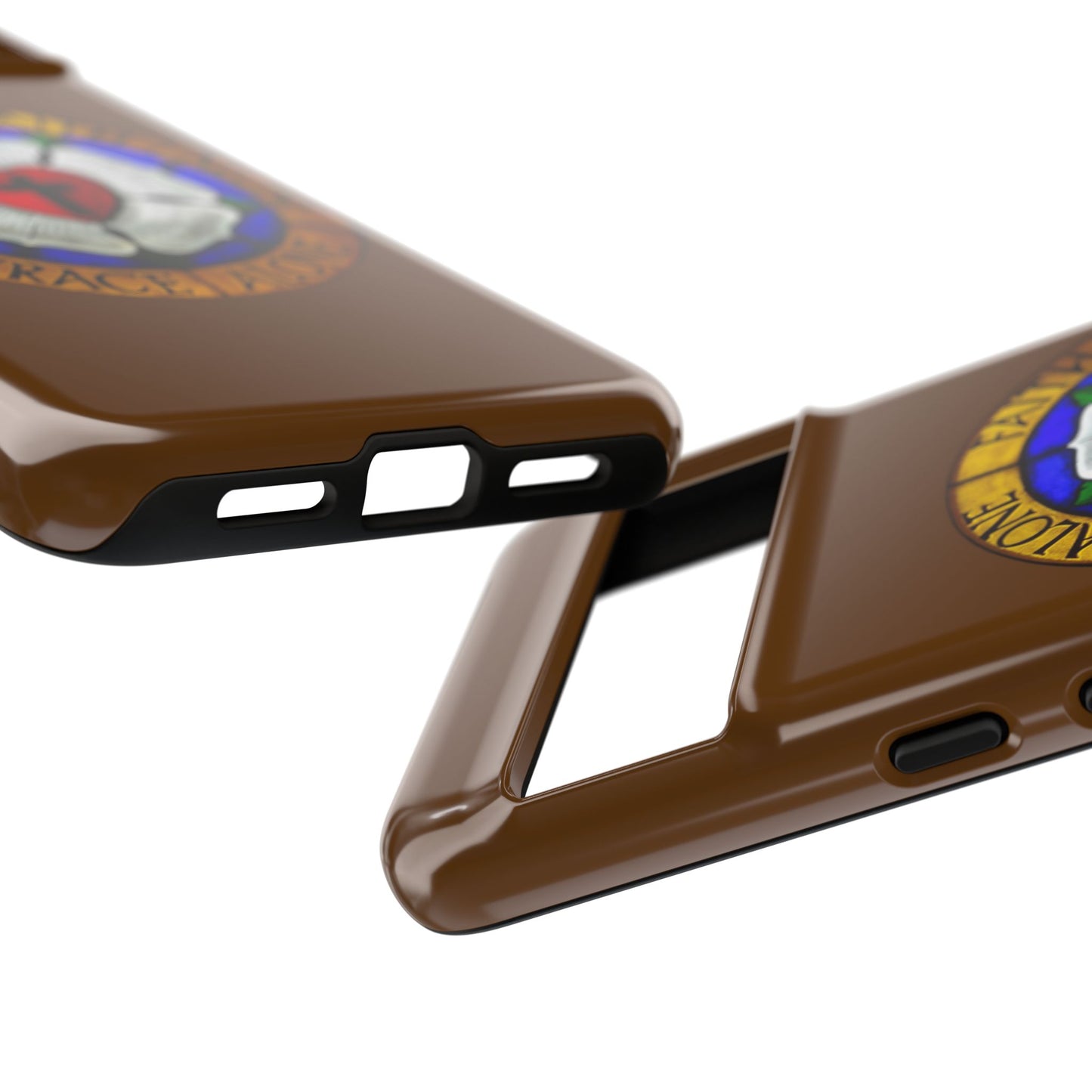 Brown Luther Rose Tough Phone Case