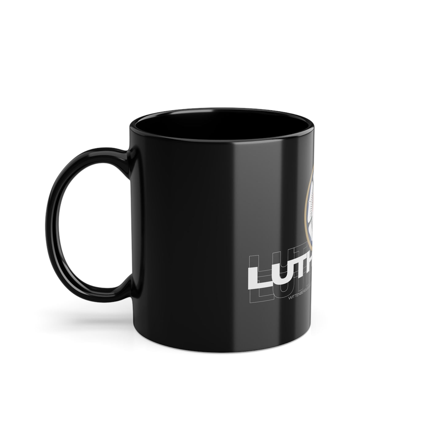 Minimalist Black Lutheran Mug