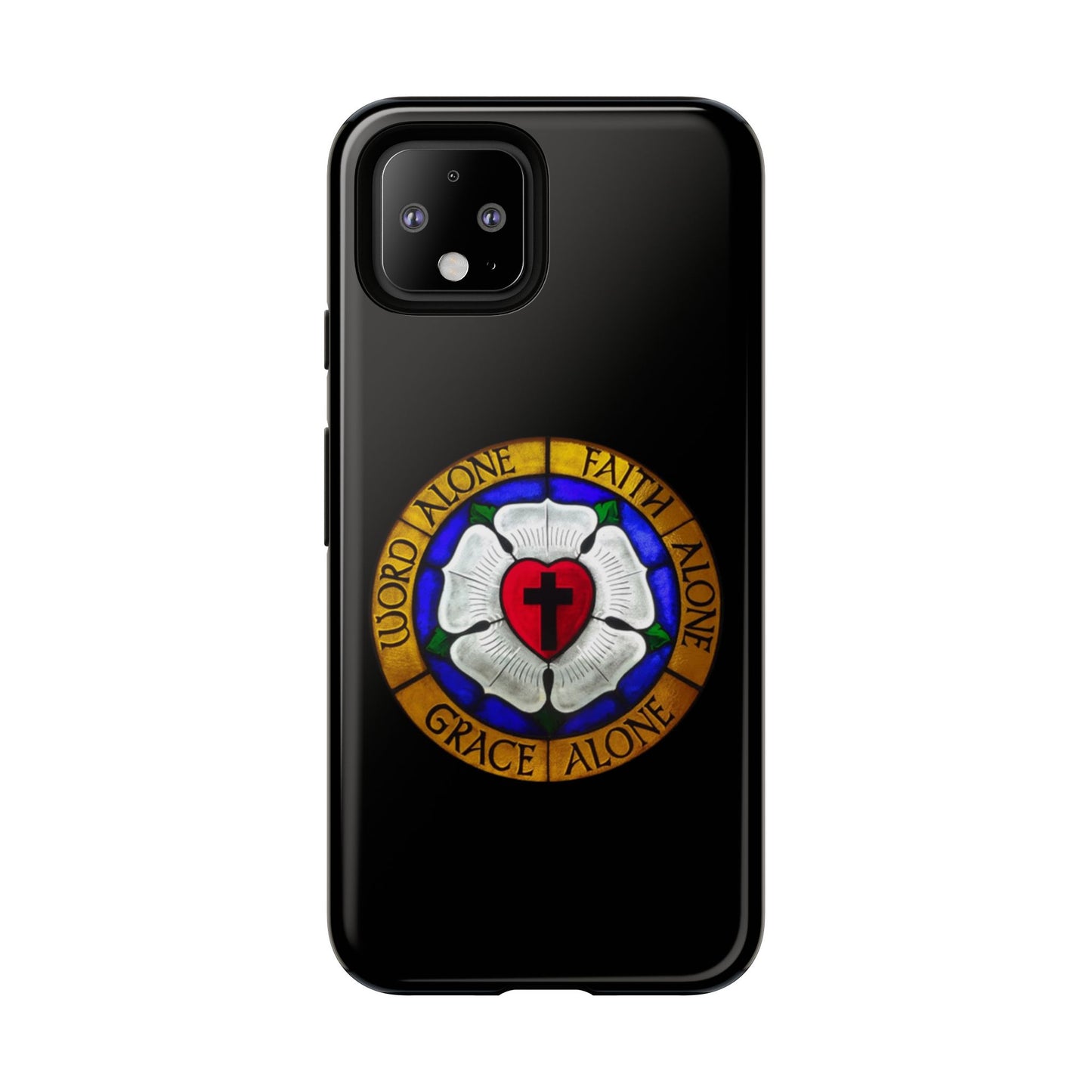 Luther Rose Black Tough Phone Case