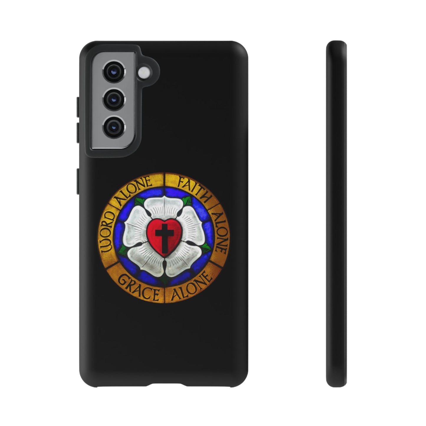 Luther Rose Black Tough Phone Case
