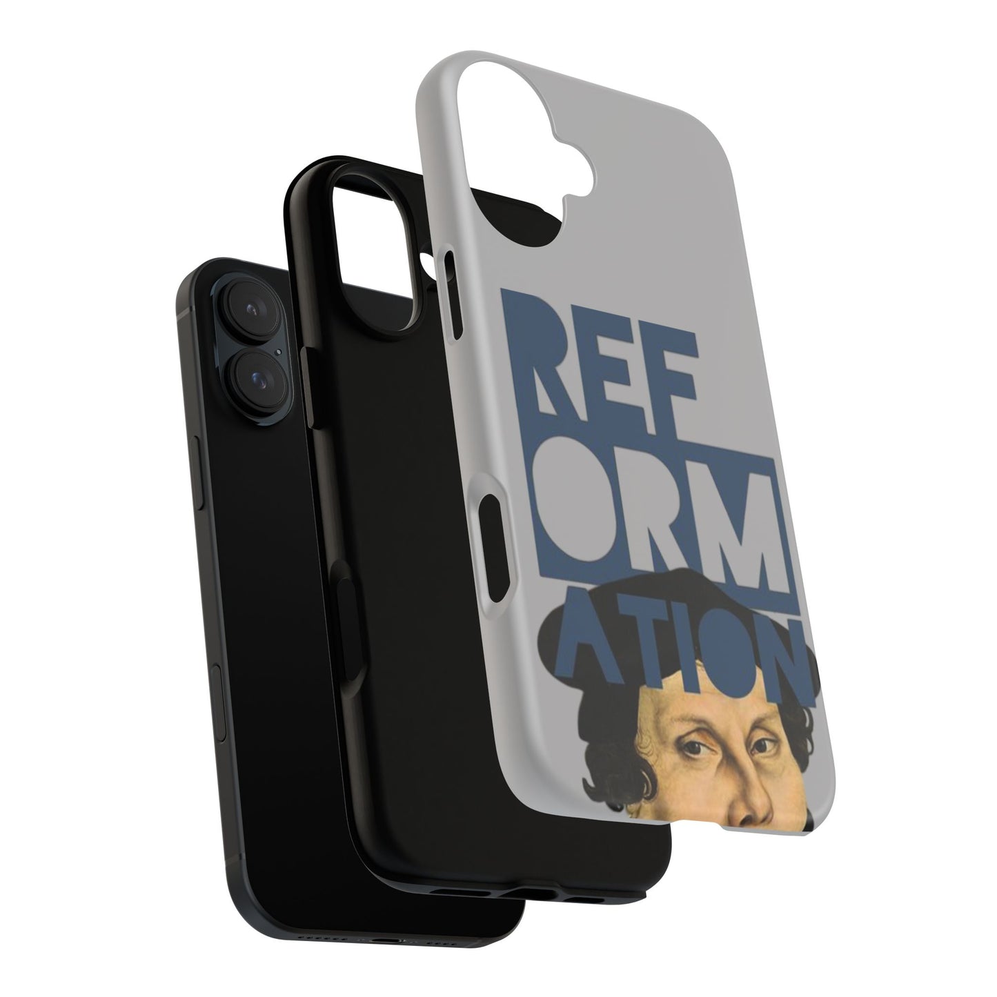 Grey Case with Reformative Design, Tough Cases