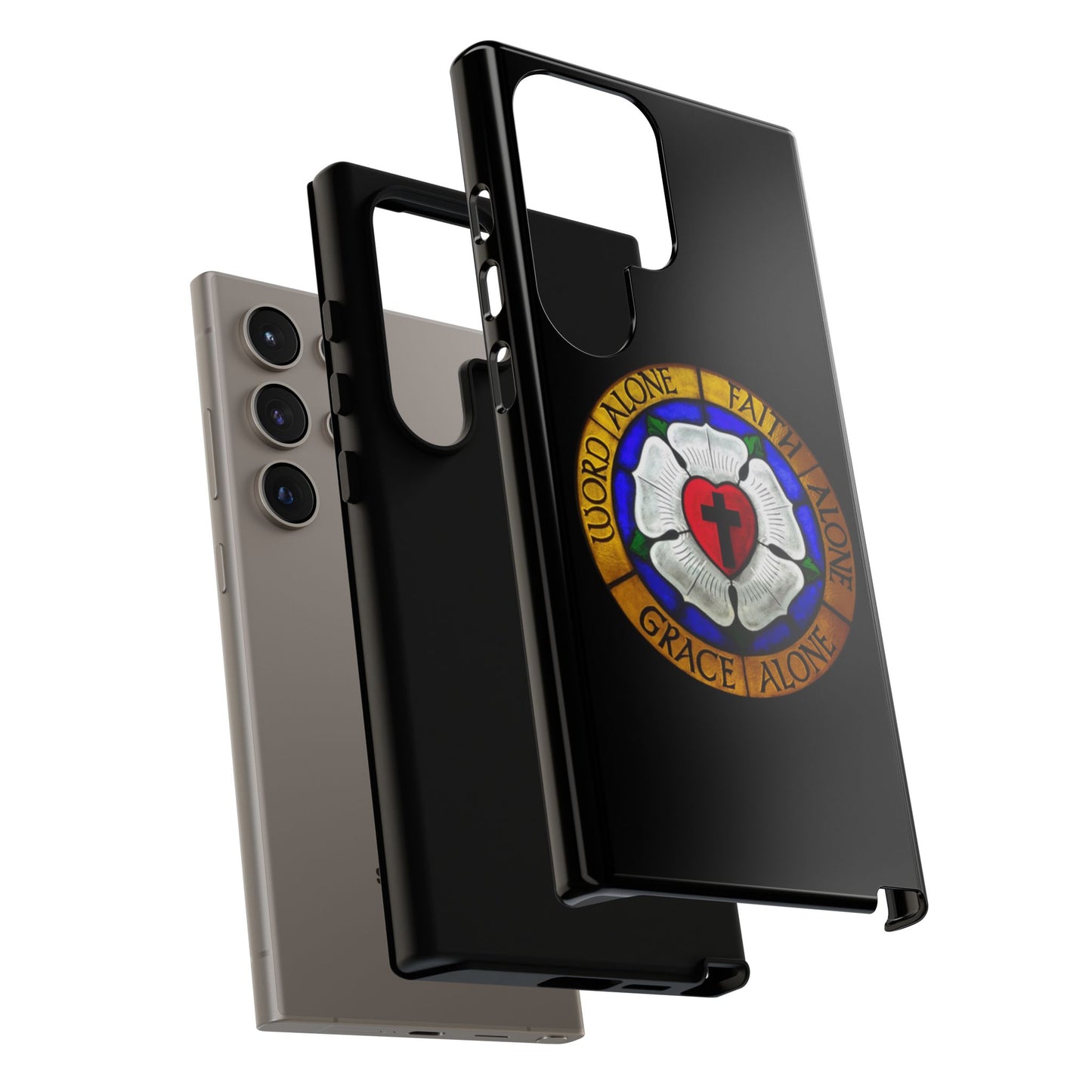 Luther Rose Black Tough Phone Case