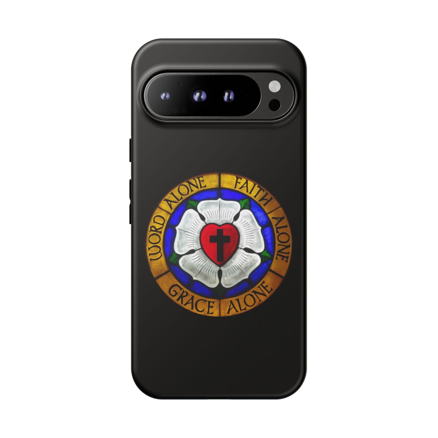 Luther Rose Black Tough Phone Case