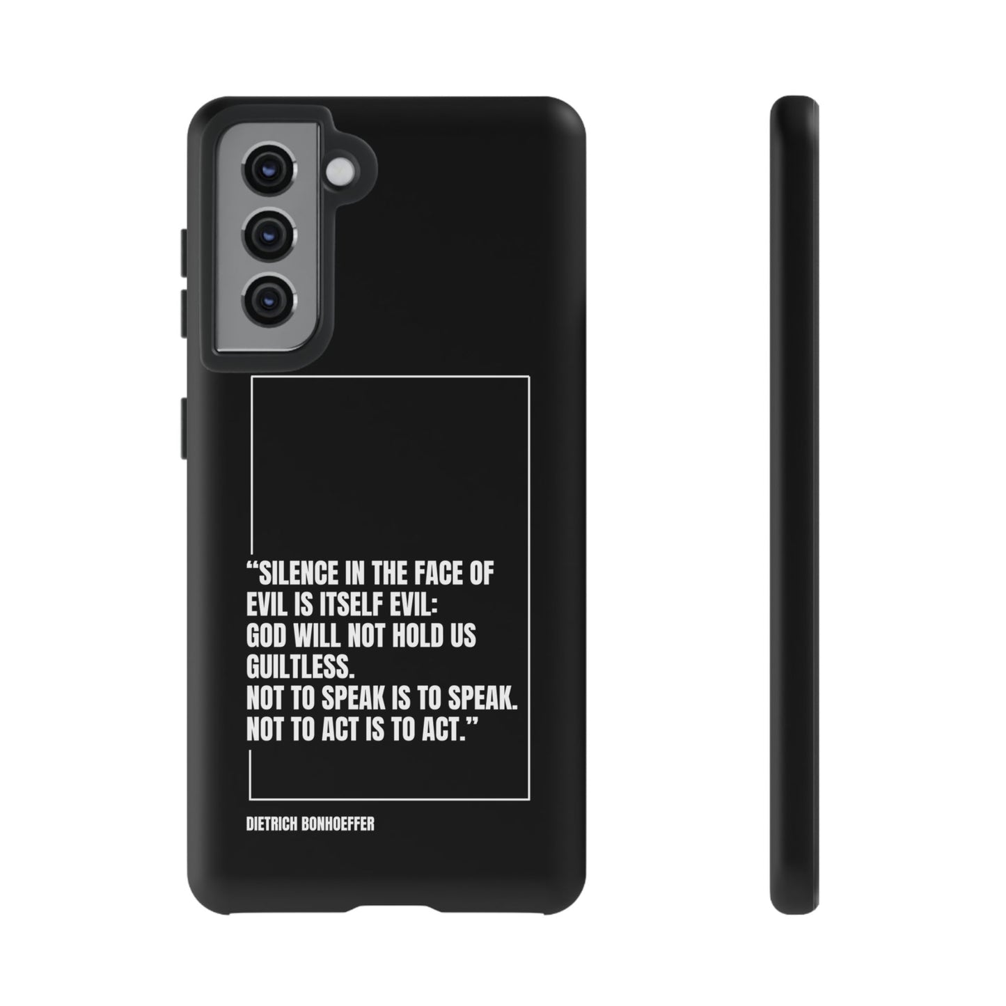 Dietrich Bonhoeffer quote tough phone case