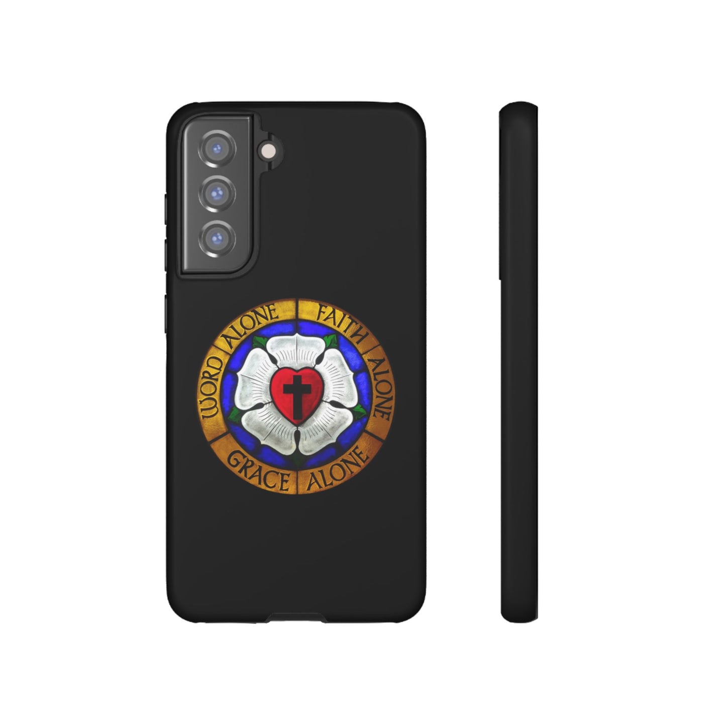 Luther Rose Black Tough Phone Case