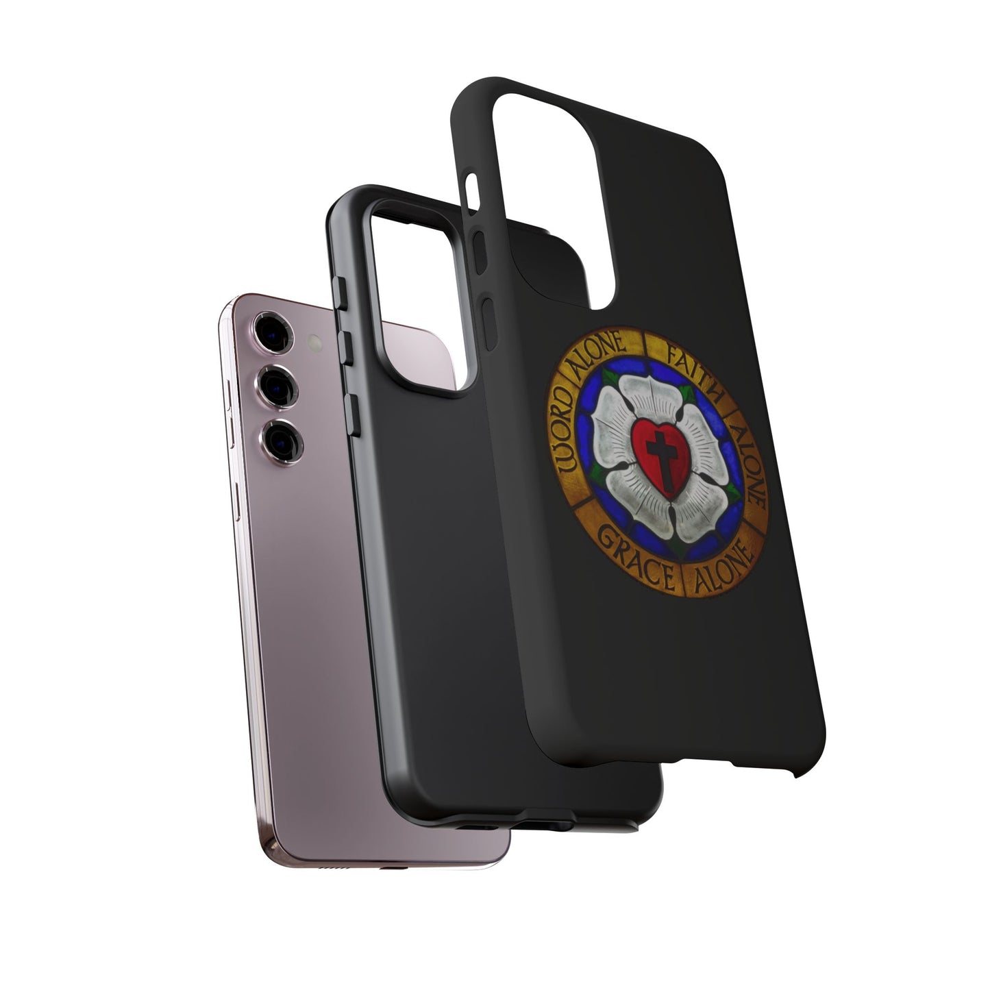 Luther Rose Black Tough Phone Case