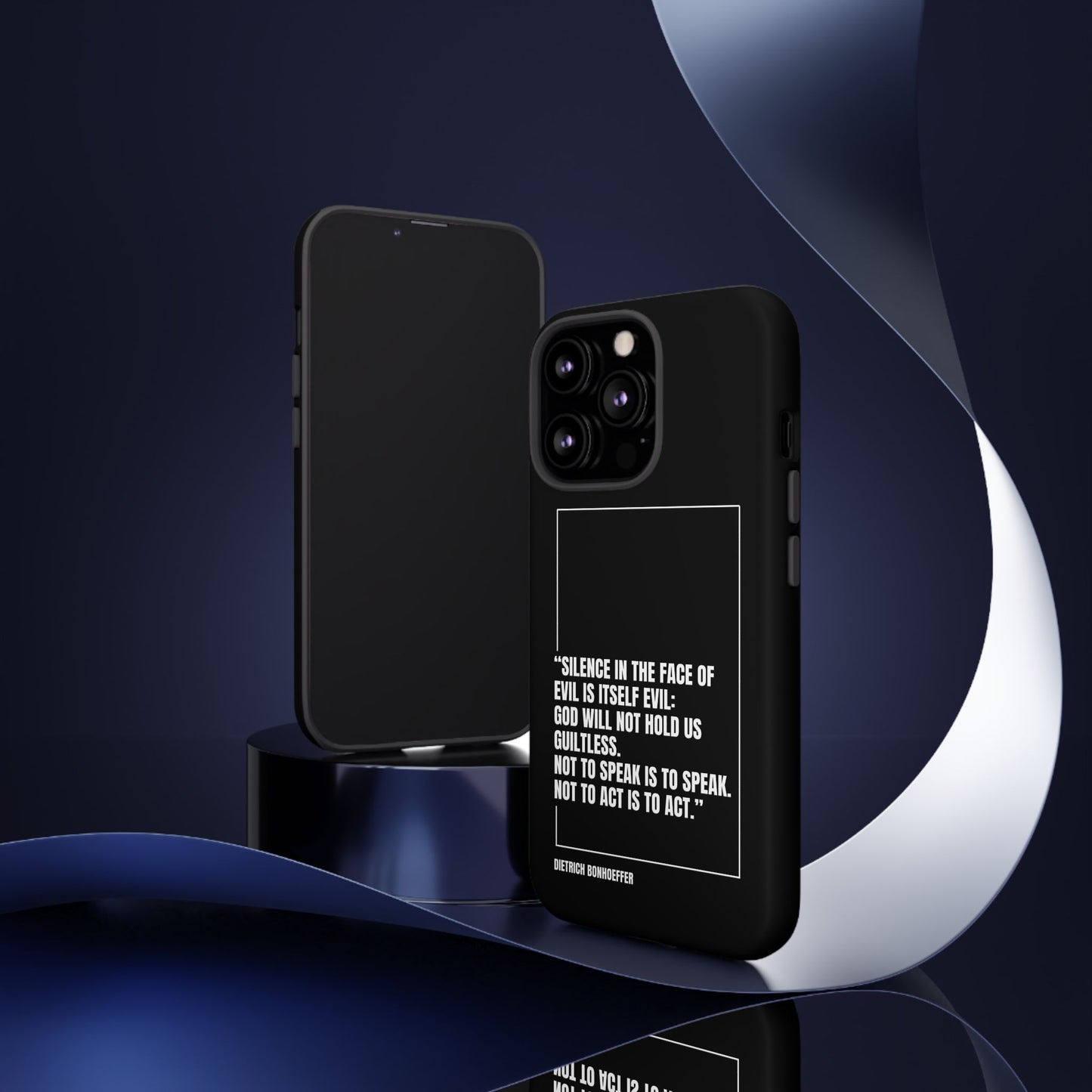 Dietrich Bonhoeffer quote tough phone case