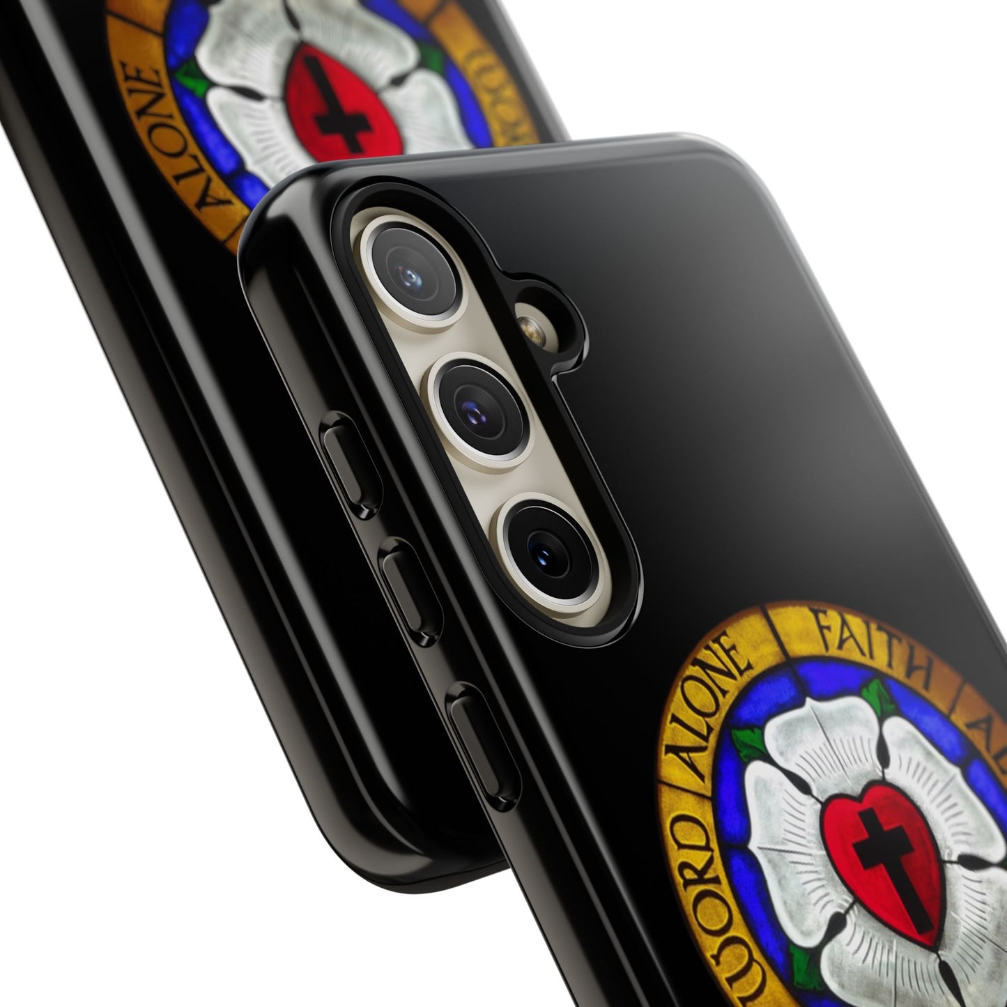 Luther Rose Black Tough Phone Case