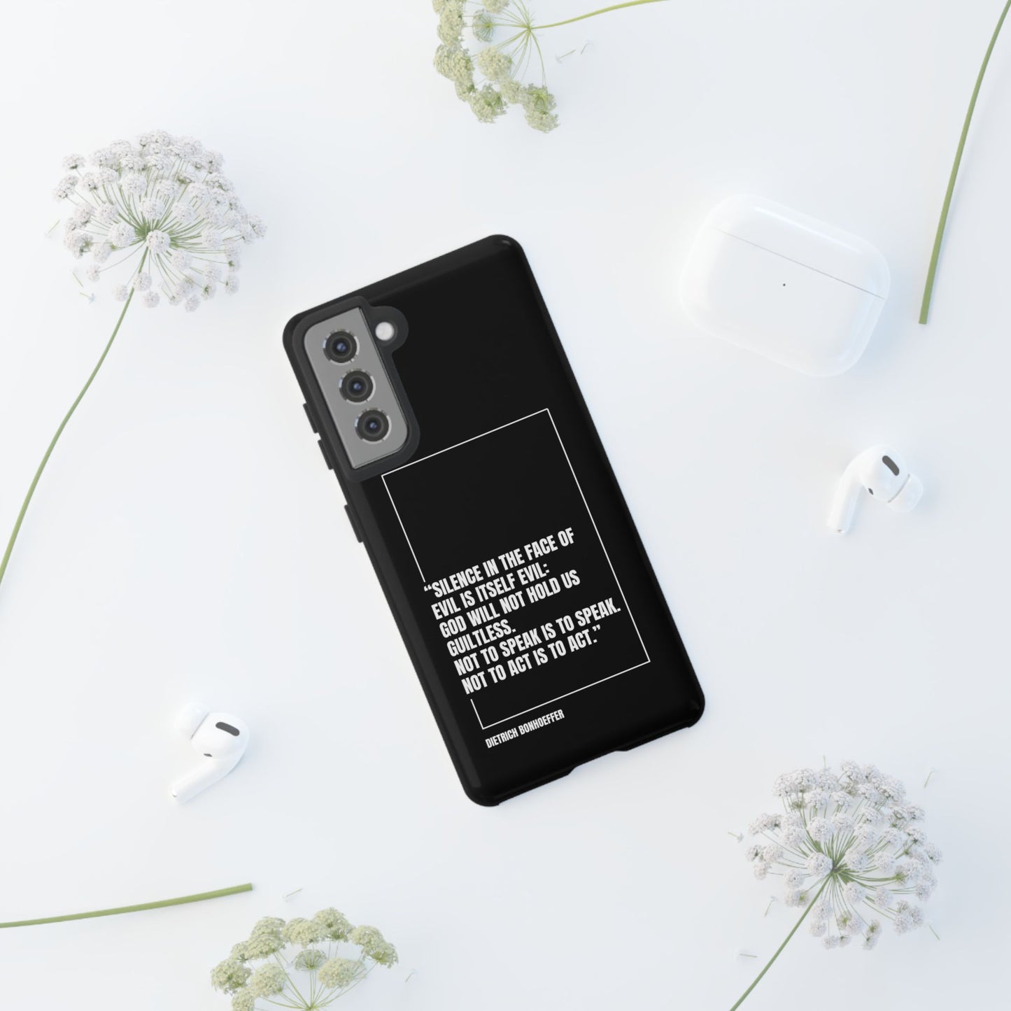Dietrich Bonhoeffer quote tough phone case