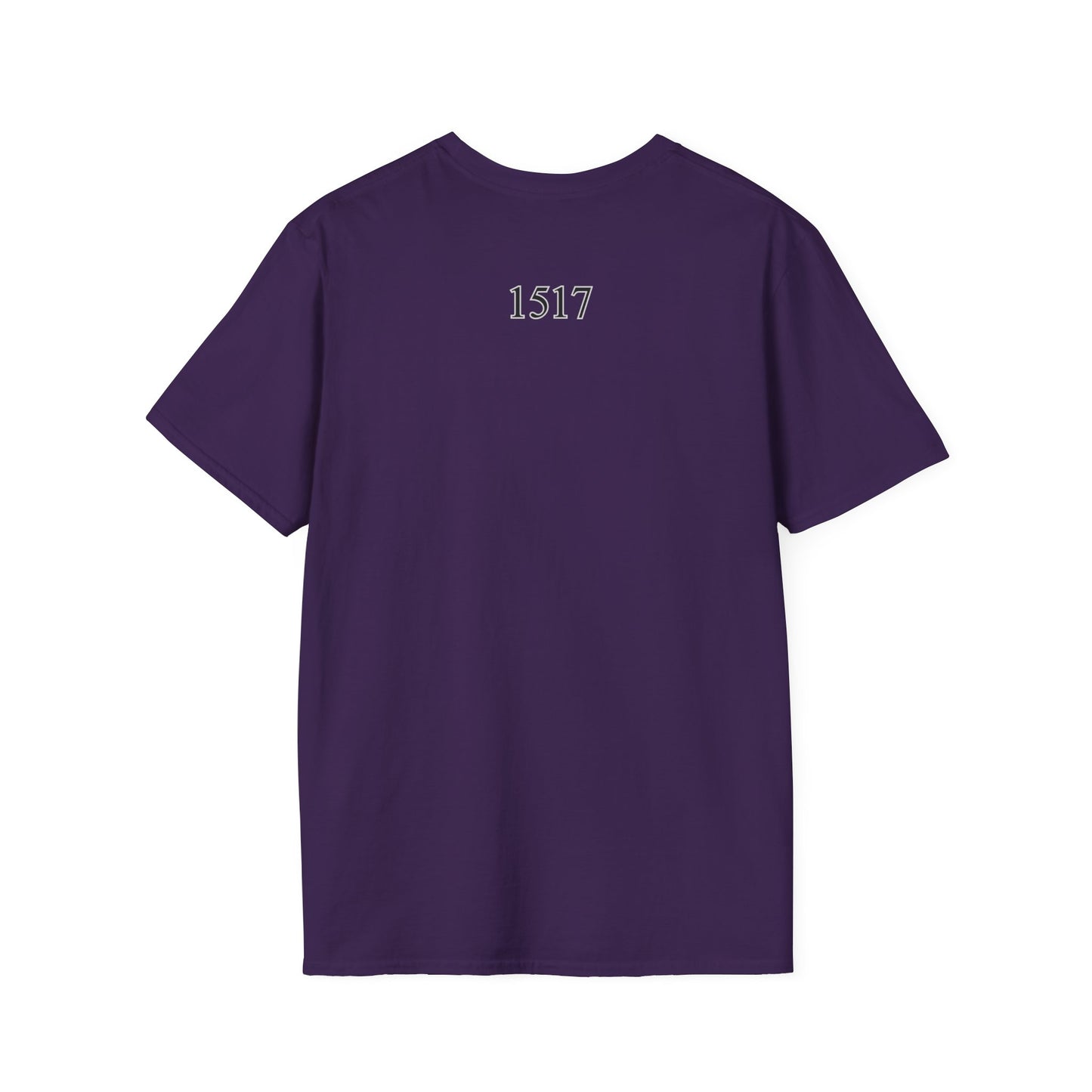 Luther rose  T-Shirt, Unisex Softstyle Tee, Grace Alone Shirt