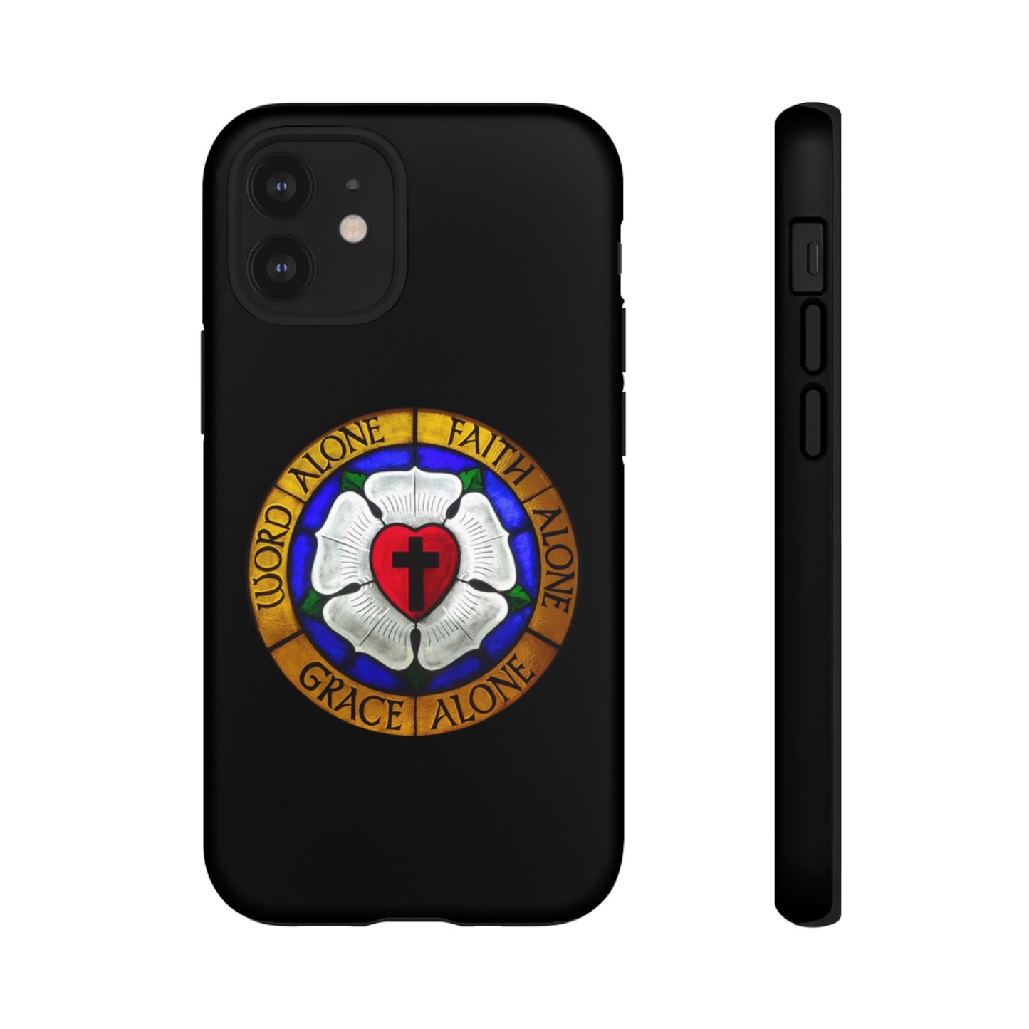 Luther Rose Black Tough Phone Case