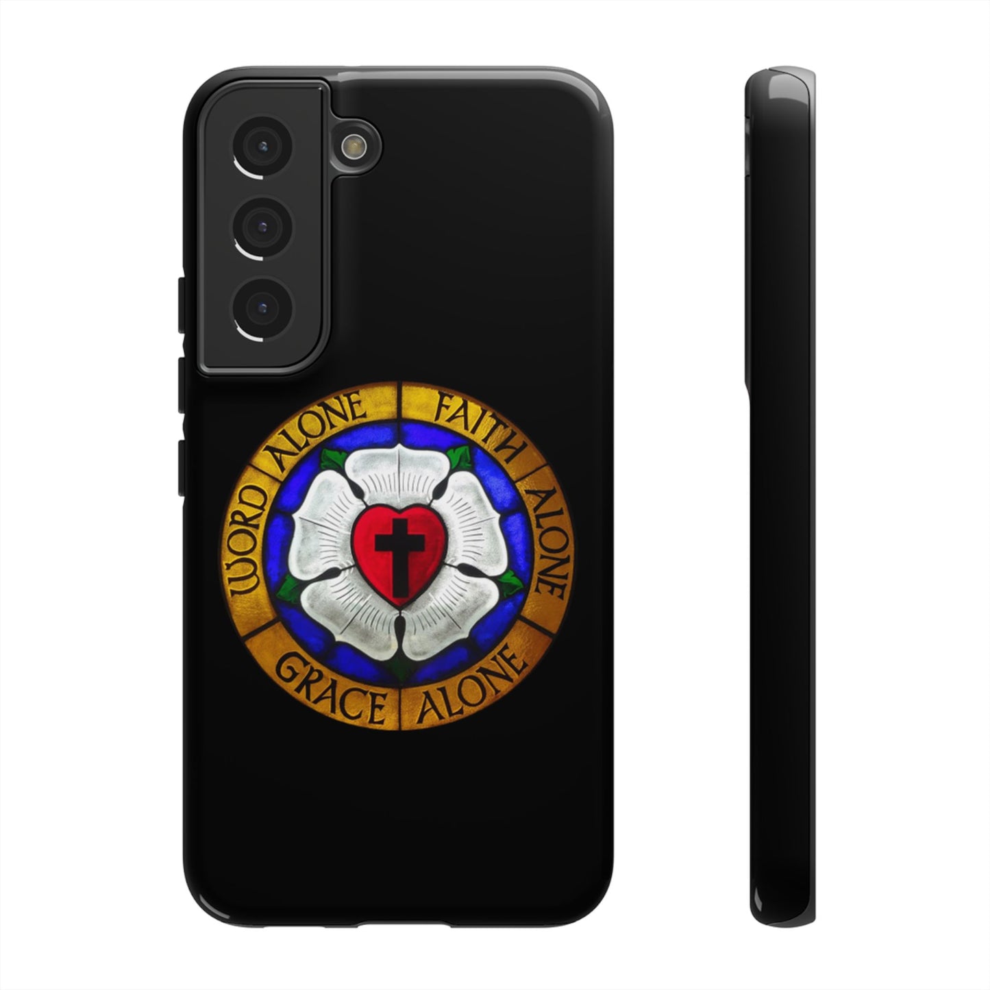 Luther Rose Black Tough Phone Case