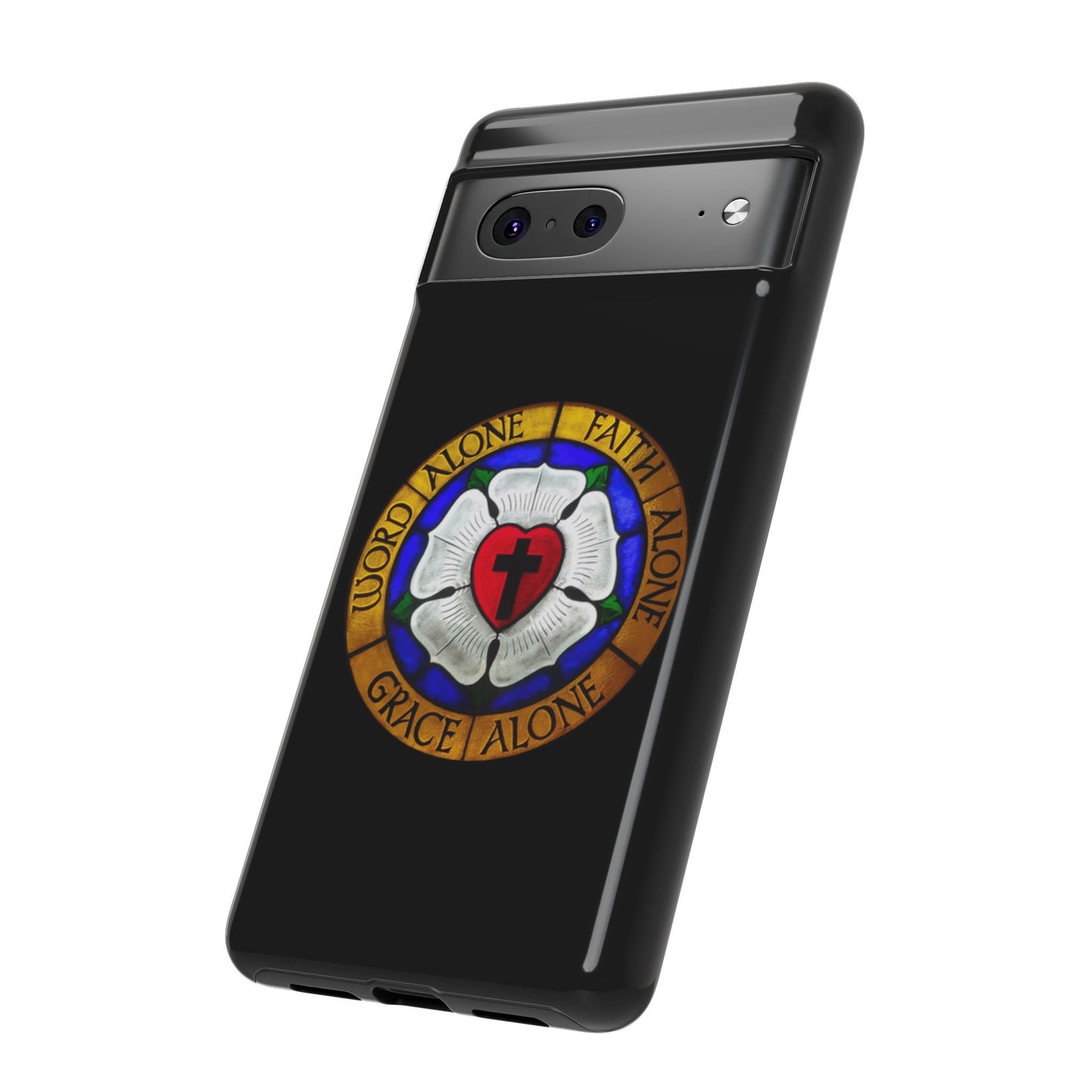 Luther Rose Black Tough Phone Case