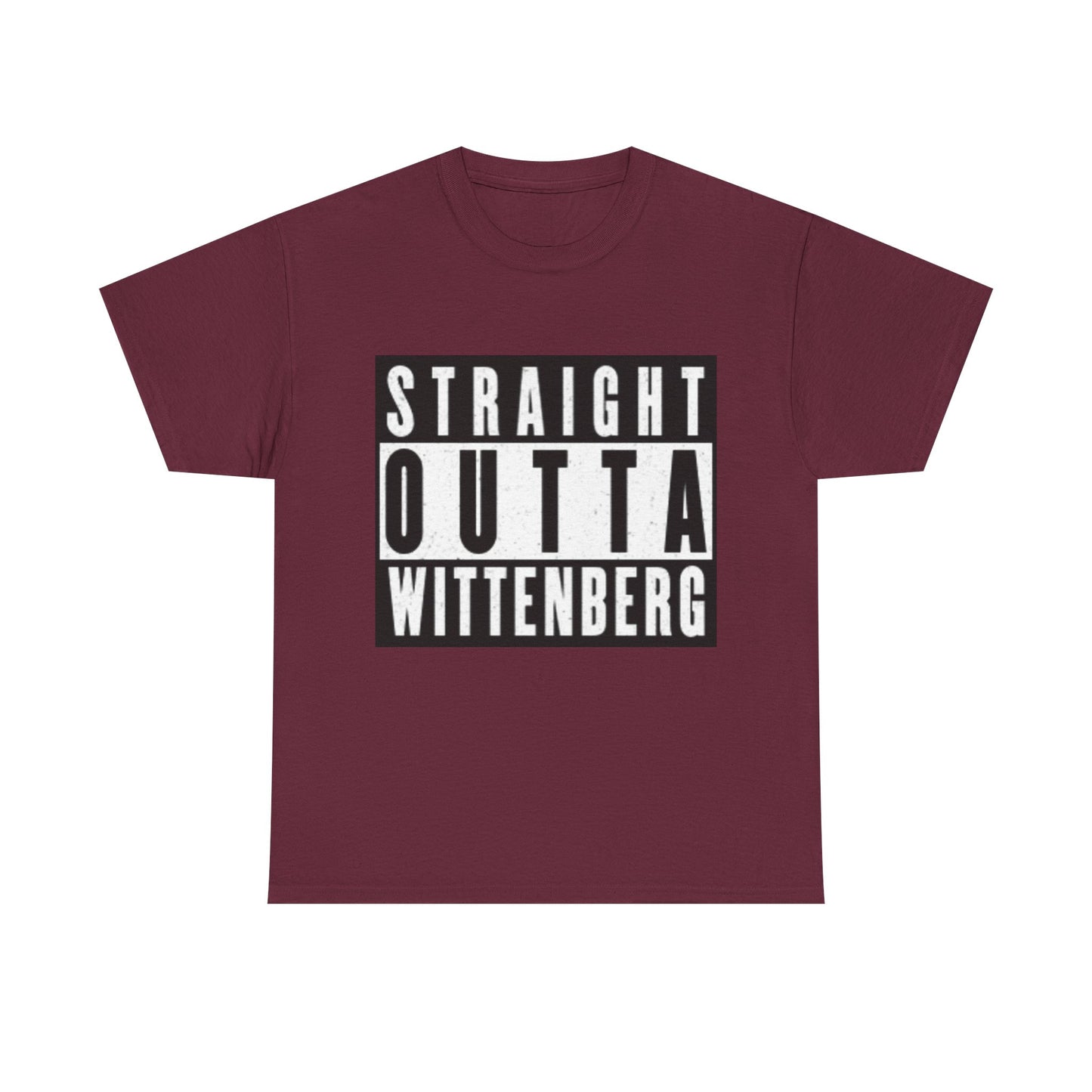 Straight Outta Wittenberg Unisex Heavy Cotton Tee
