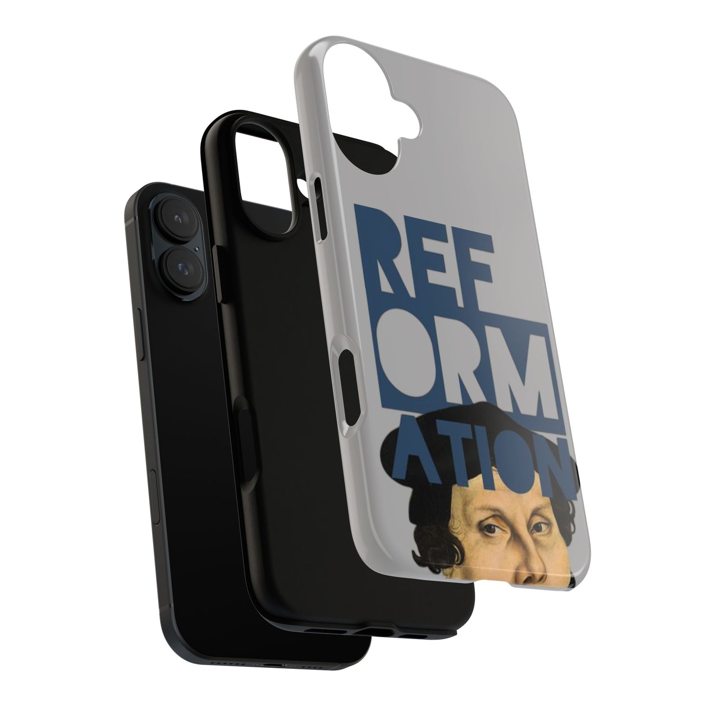 Grey Case with Reformative Design, Tough Cases