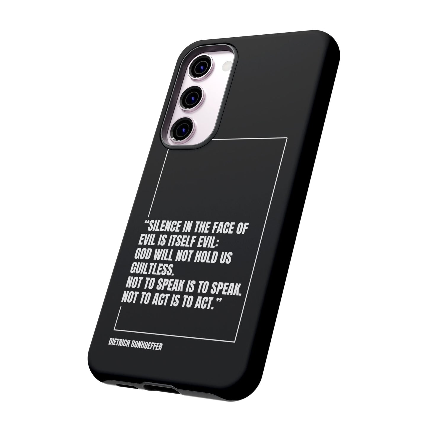 Dietrich Bonhoeffer quote tough phone case