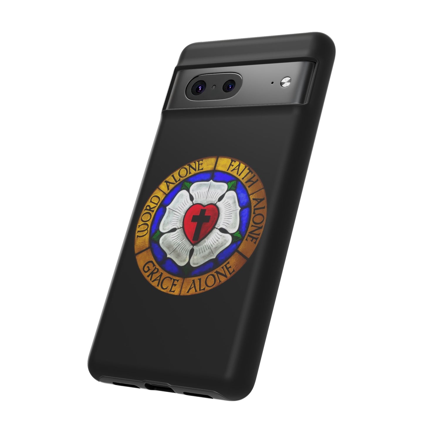 Luther Rose Black Tough Phone Case