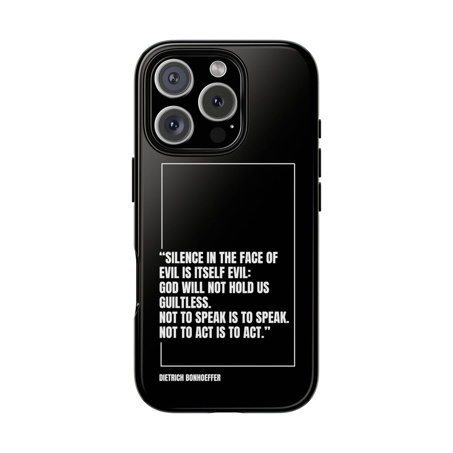 Dietrich Bonhoeffer quote tough phone case