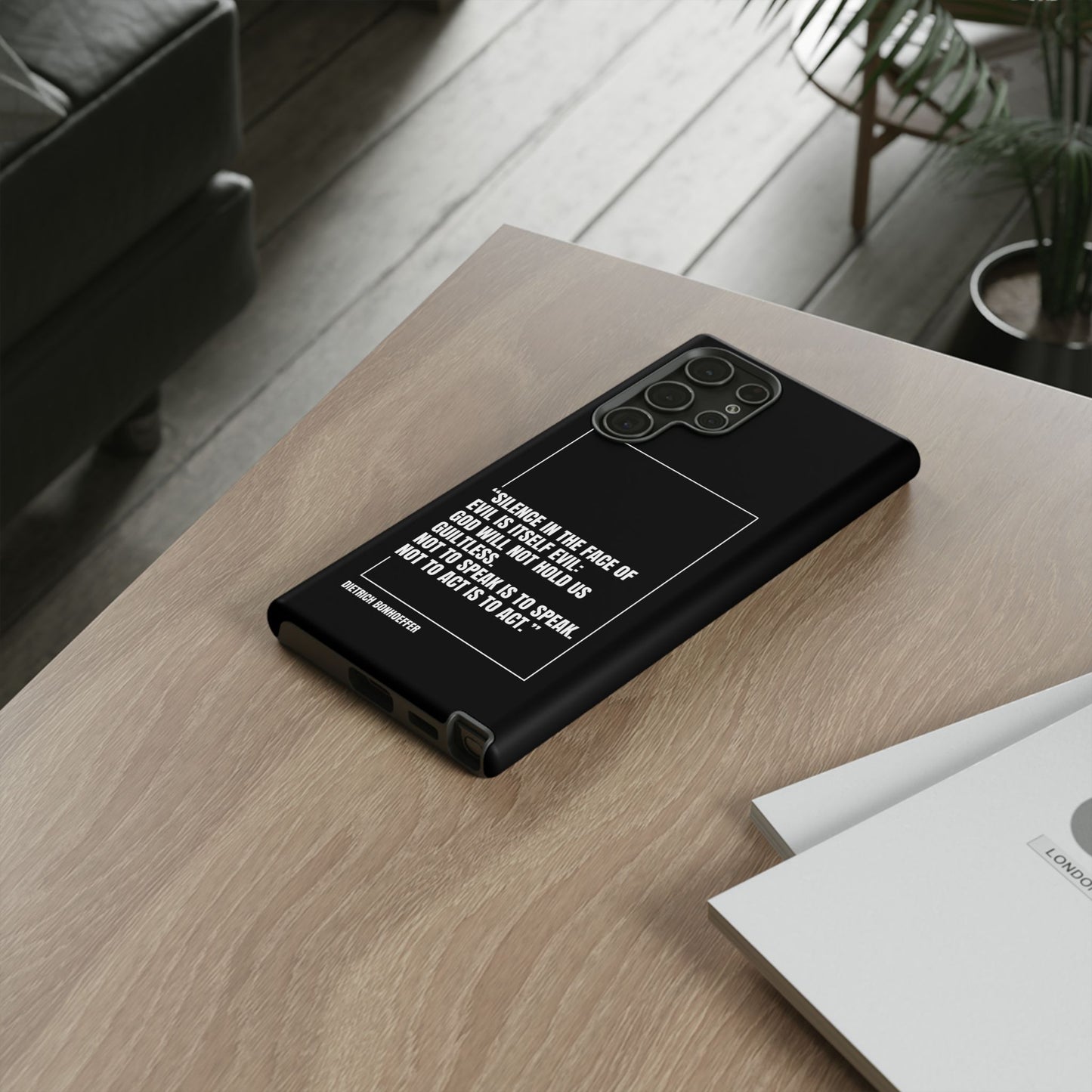 Dietrich Bonhoeffer quote tough phone case