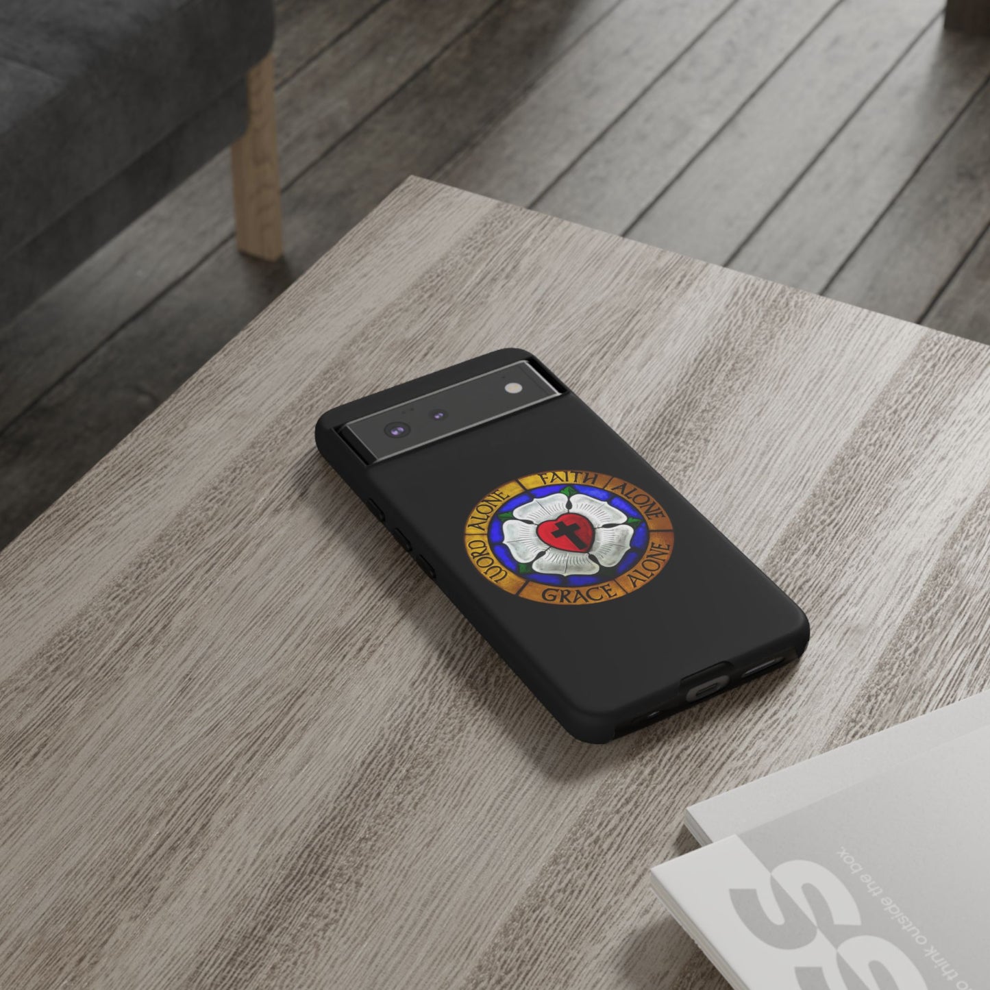Luther Rose Black Tough Phone Case