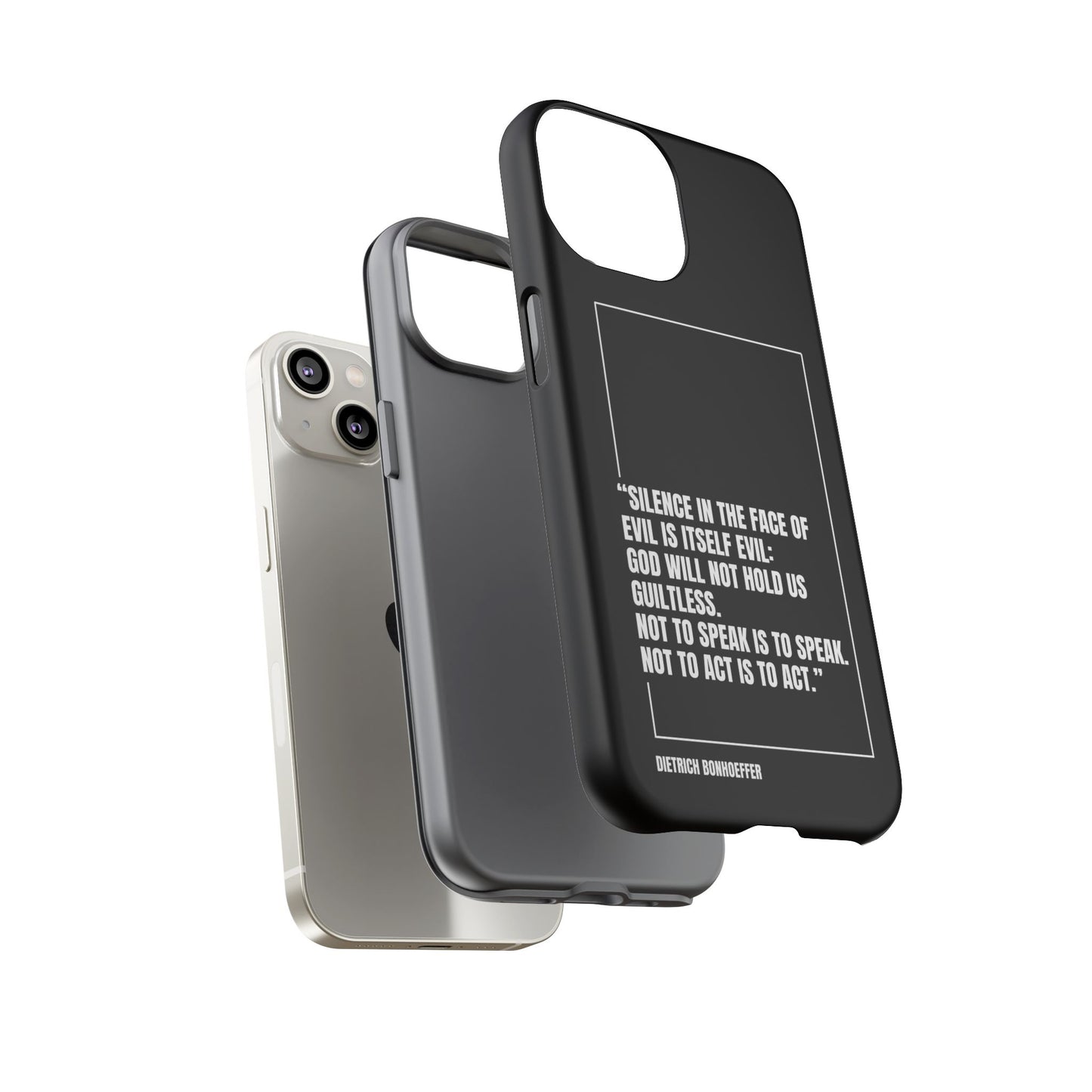 Dietrich Bonhoeffer quote tough phone case