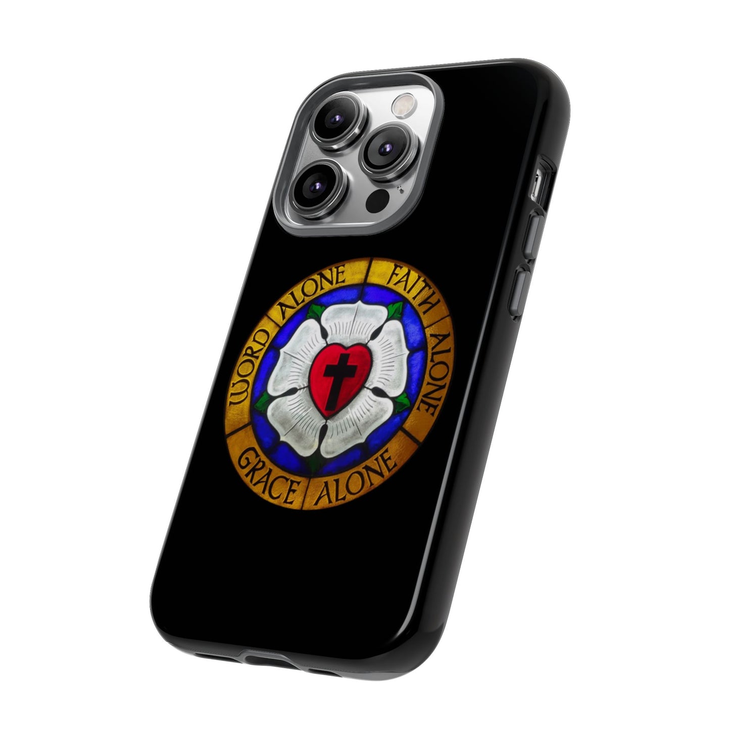 Luther Rose Black Tough Phone Case