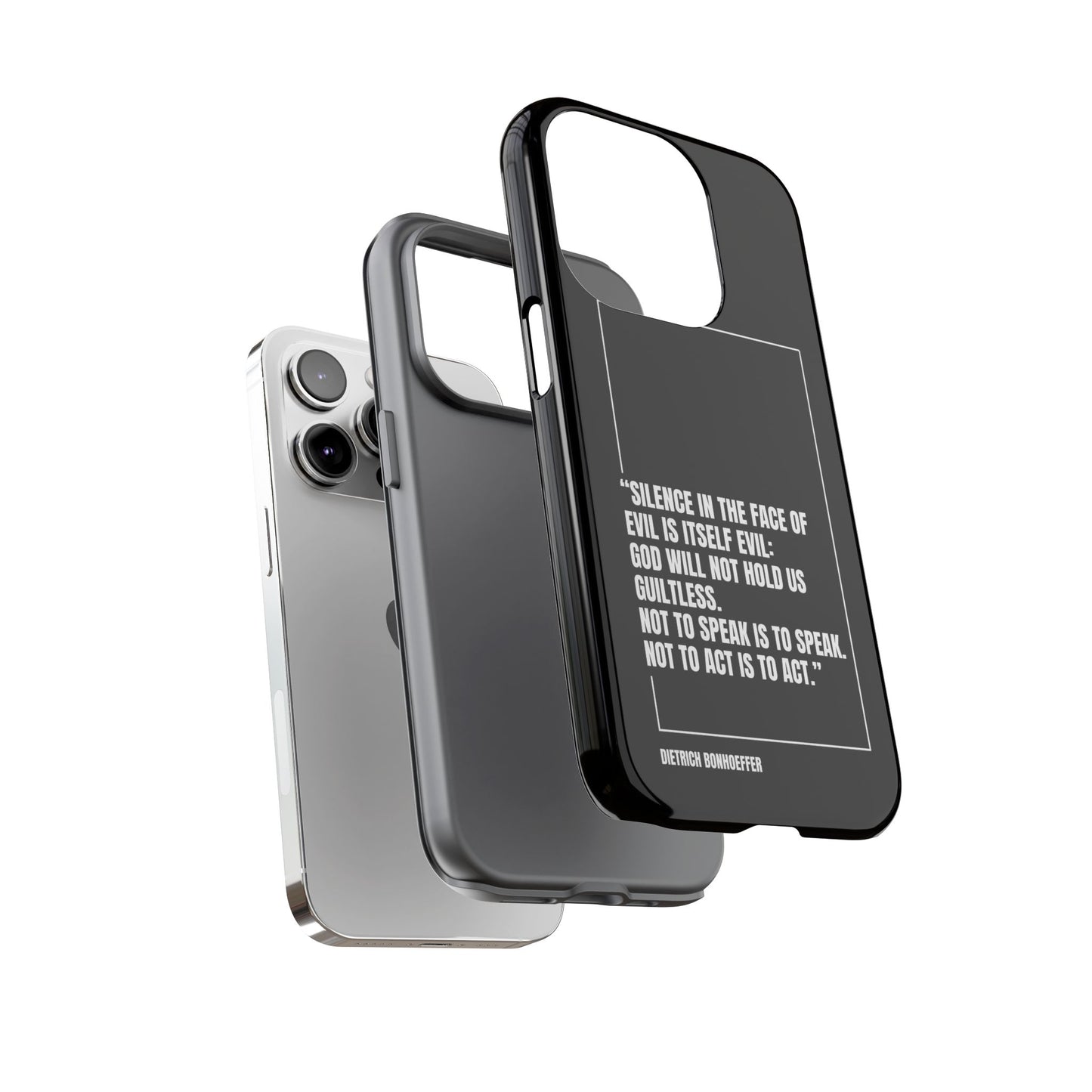 Dietrich Bonhoeffer quote tough phone case