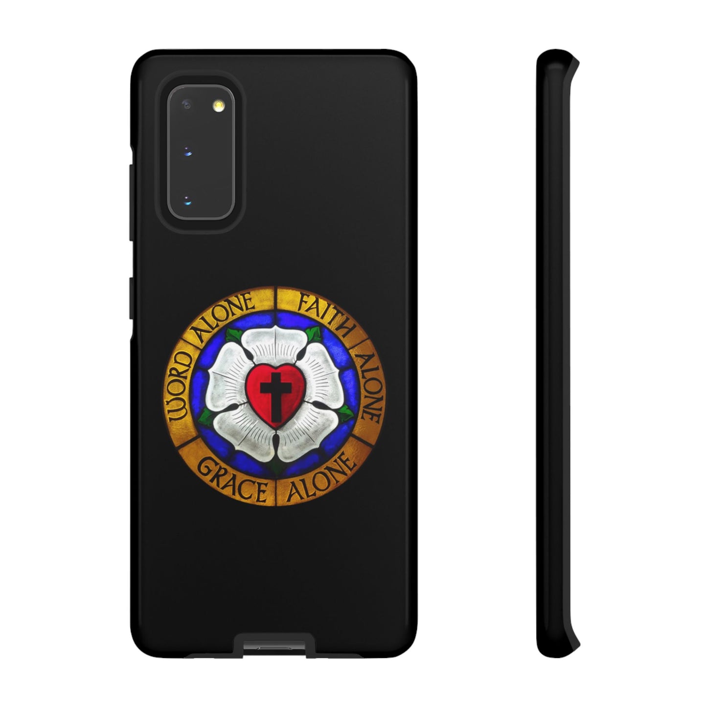 Luther Rose Black Tough Phone Case