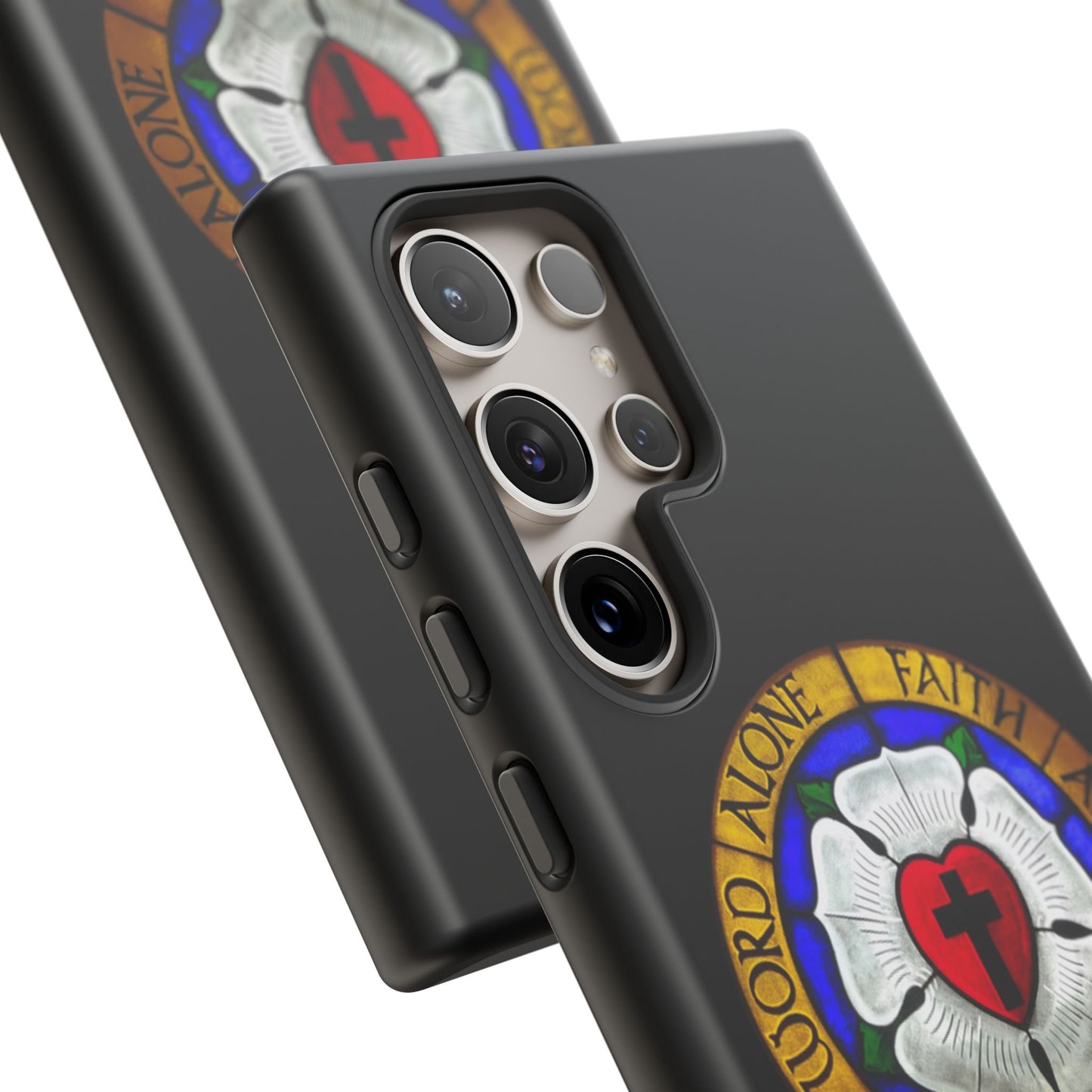 Luther Rose Black Tough Phone Case