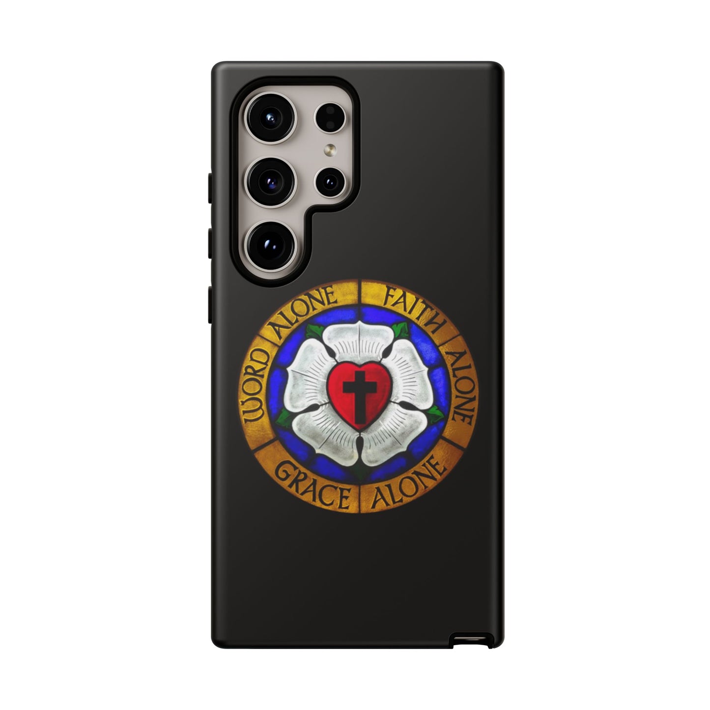 Luther Rose Black Tough Phone Case