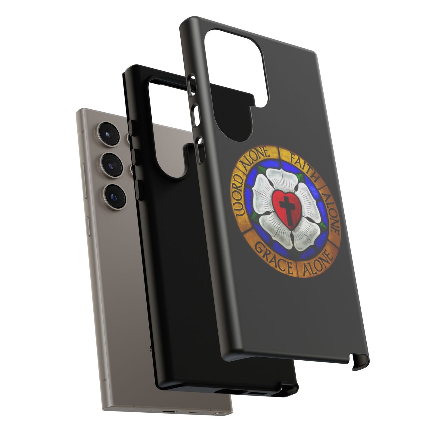 Luther Rose Black Tough Phone Case