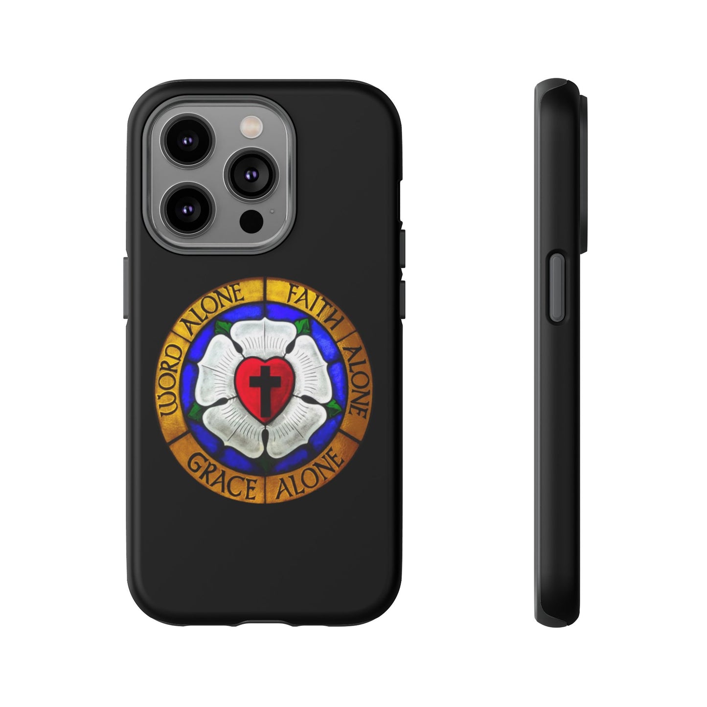 Luther Rose Black Tough Phone Case