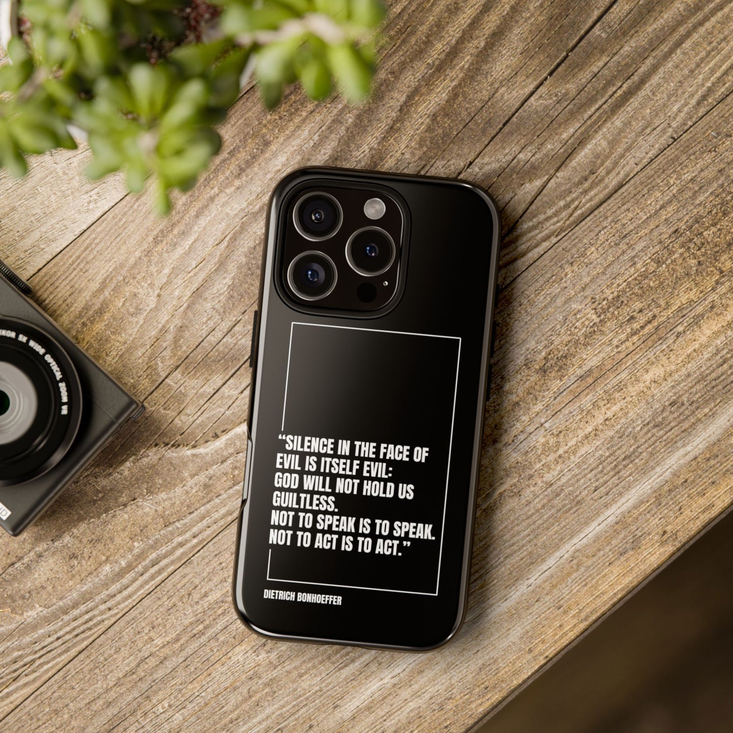 Dietrich Bonhoeffer quote tough phone case