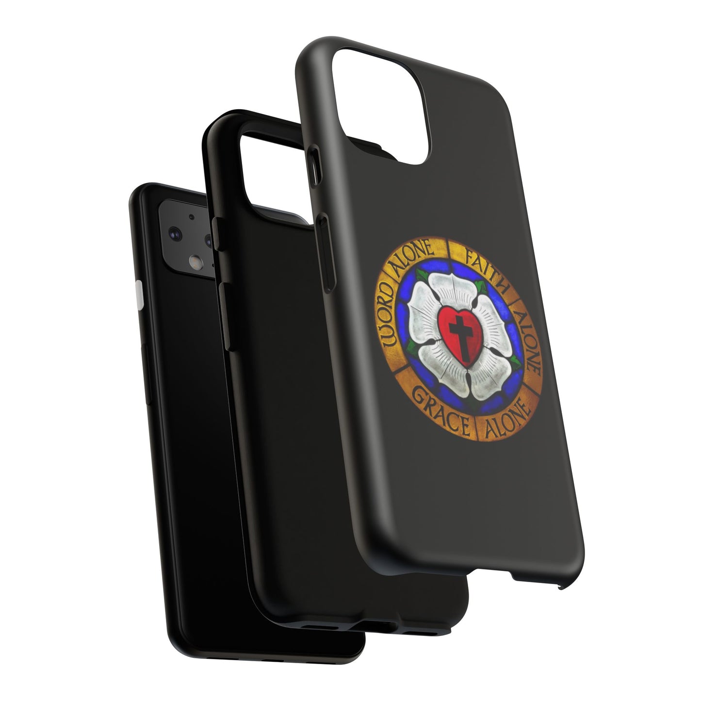 Luther Rose Black Tough Phone Case