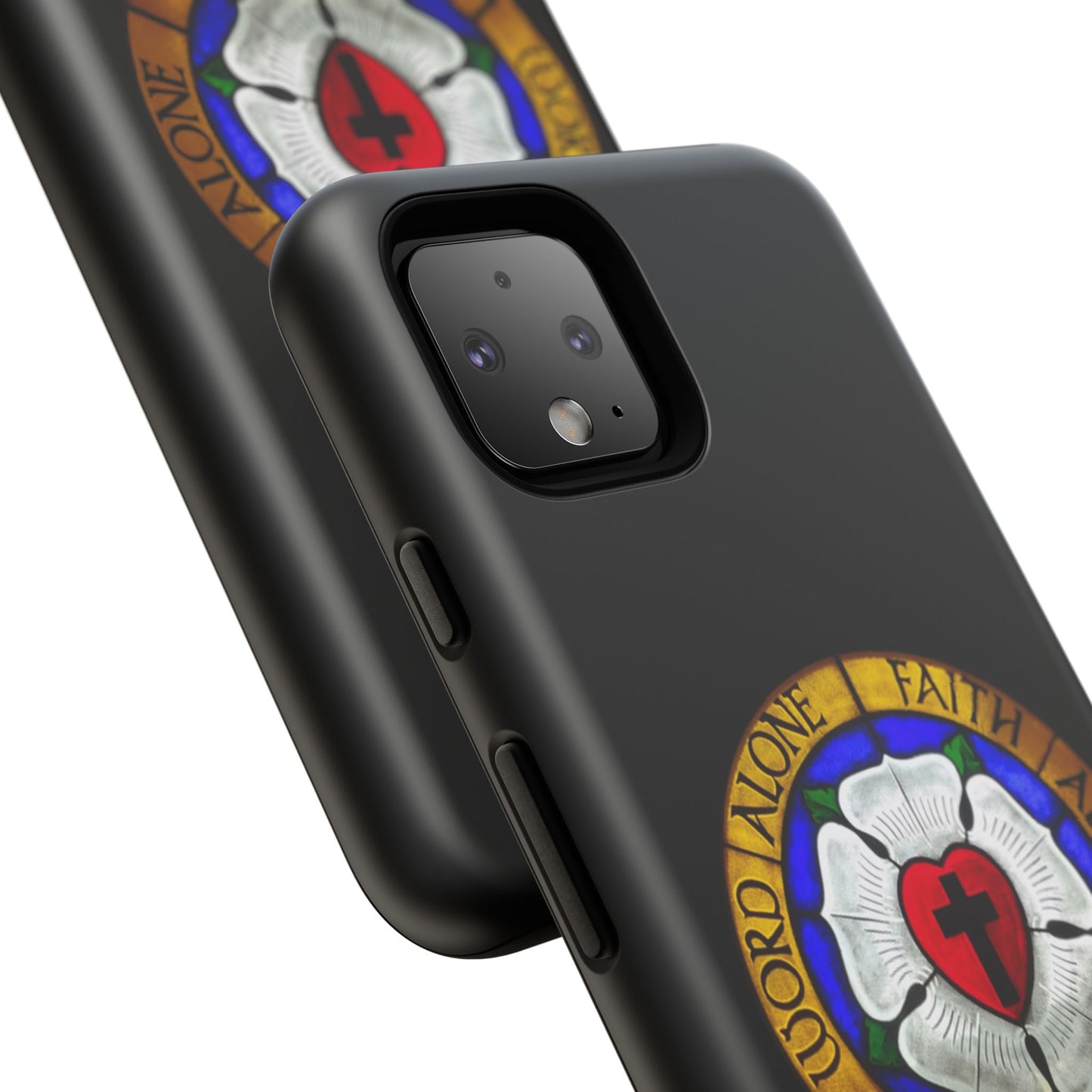 Luther Rose Black Tough Phone Case