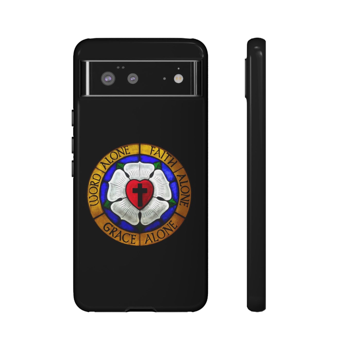 Luther Rose Black Tough Phone Case