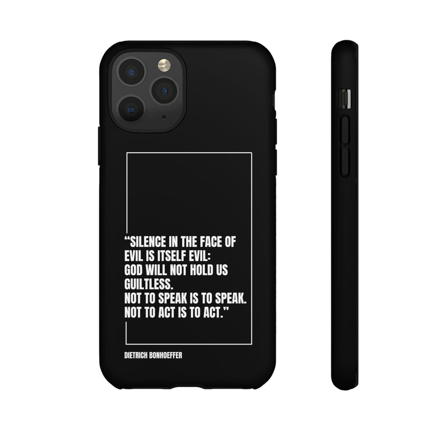 Dietrich Bonhoeffer quote tough phone case