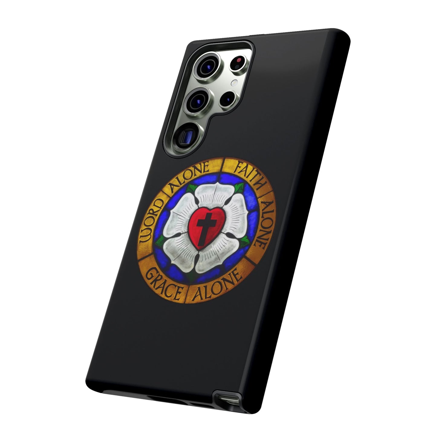Luther Rose Black Tough Phone Case