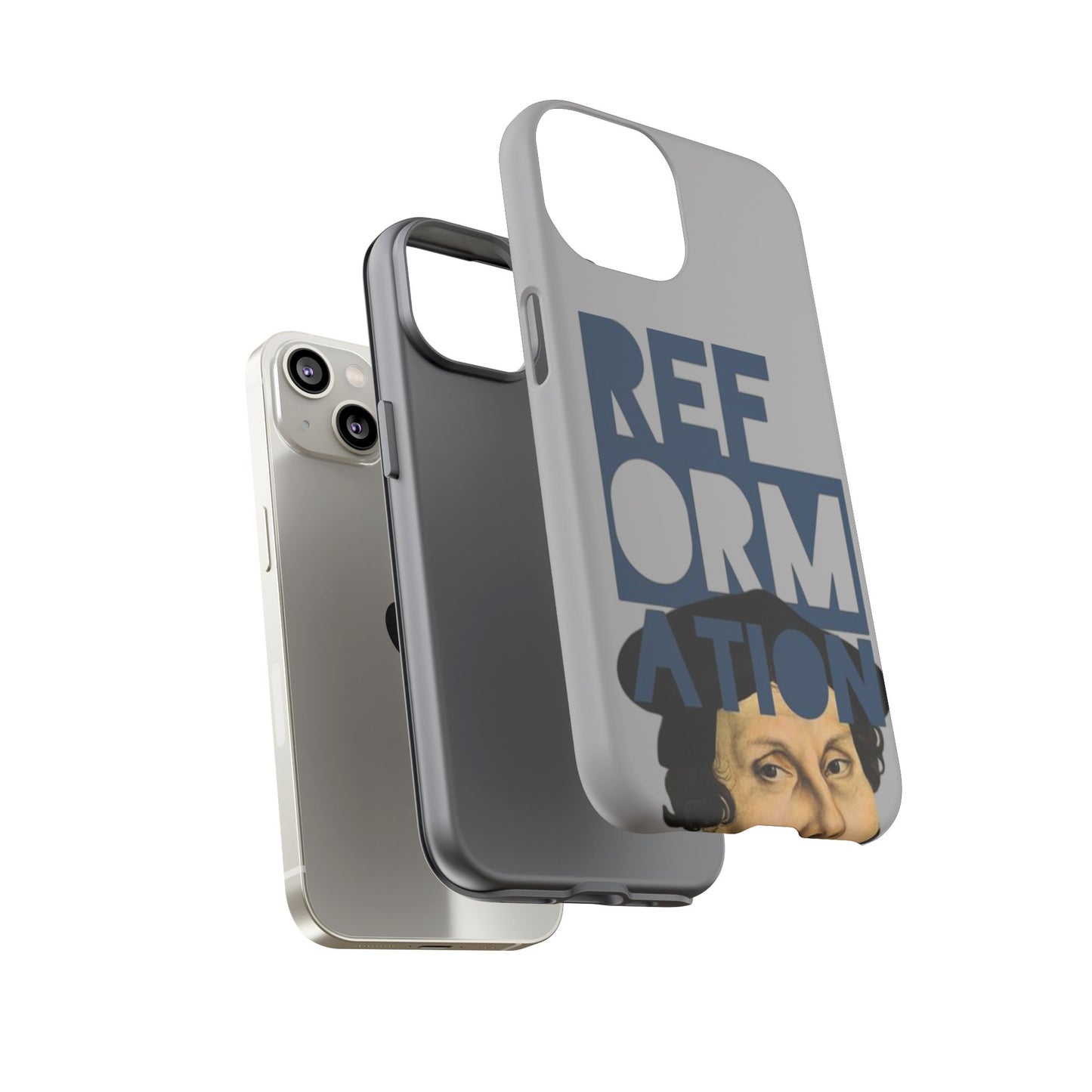 Grey Case with Reformative Design, Tough Cases