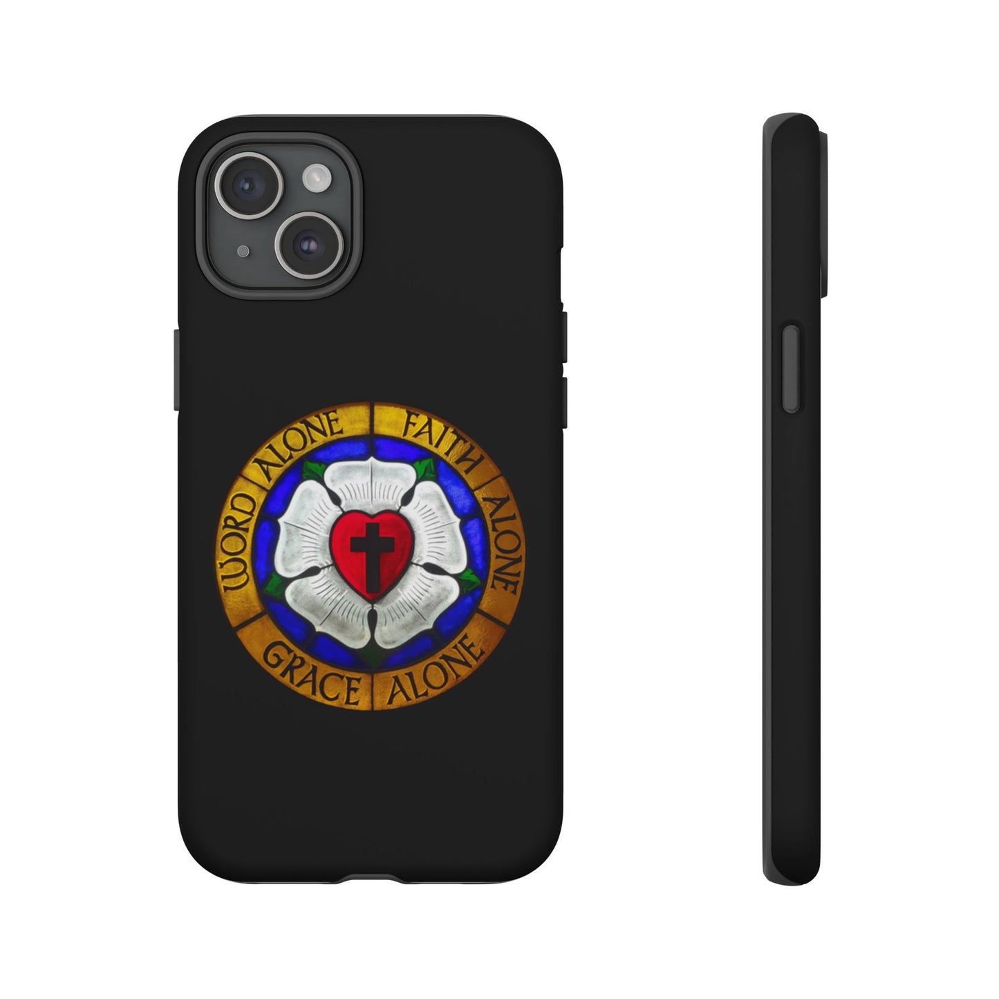Luther Rose Black Tough Phone Case