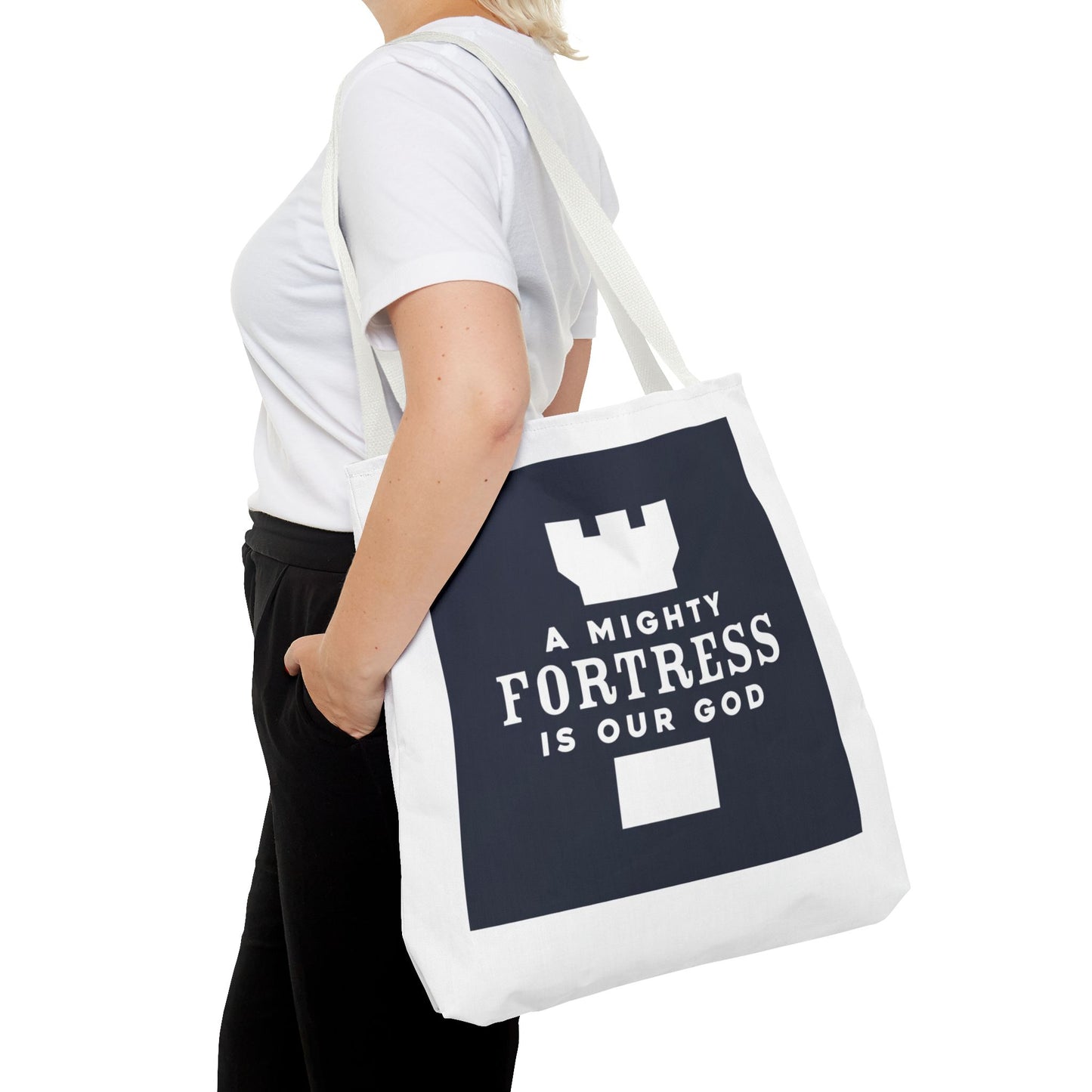 A Mighty Fortress Is Our God Tote Bag