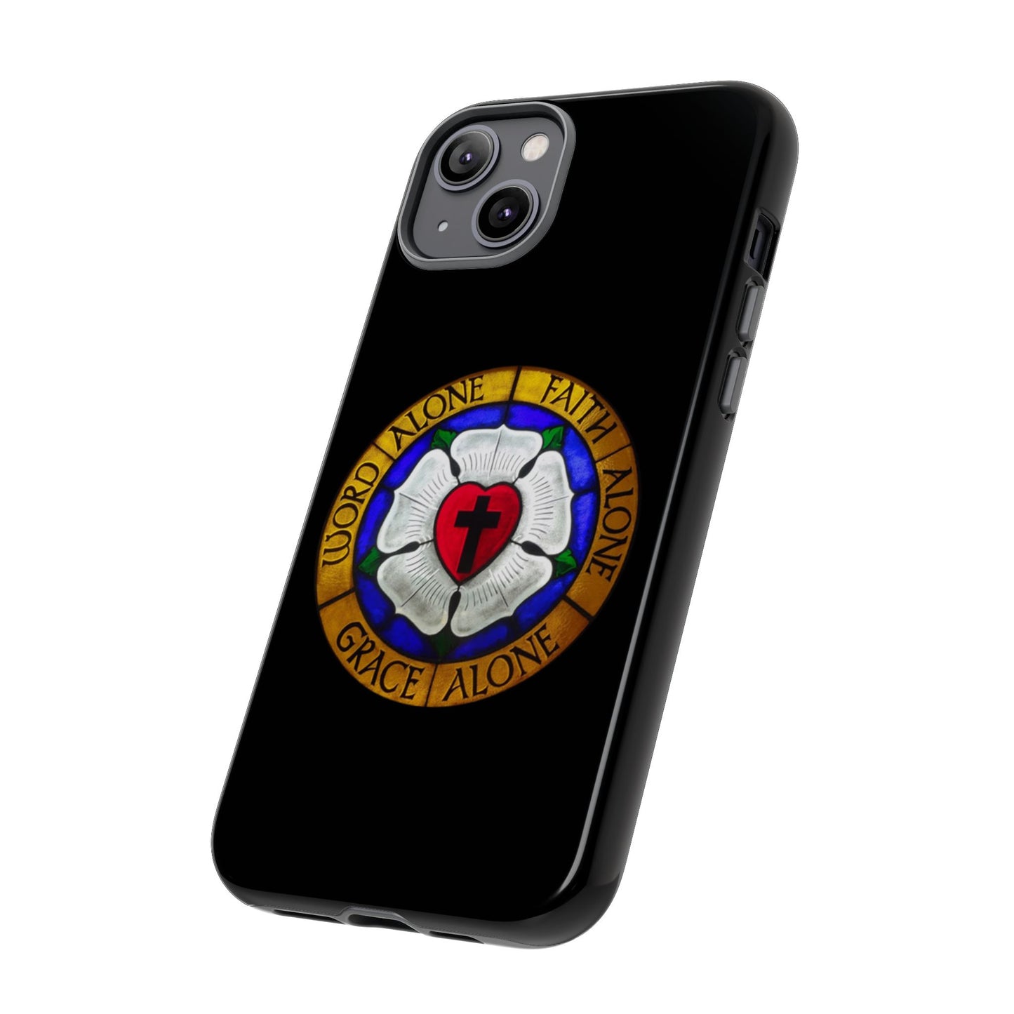 Luther Rose Black Tough Phone Case