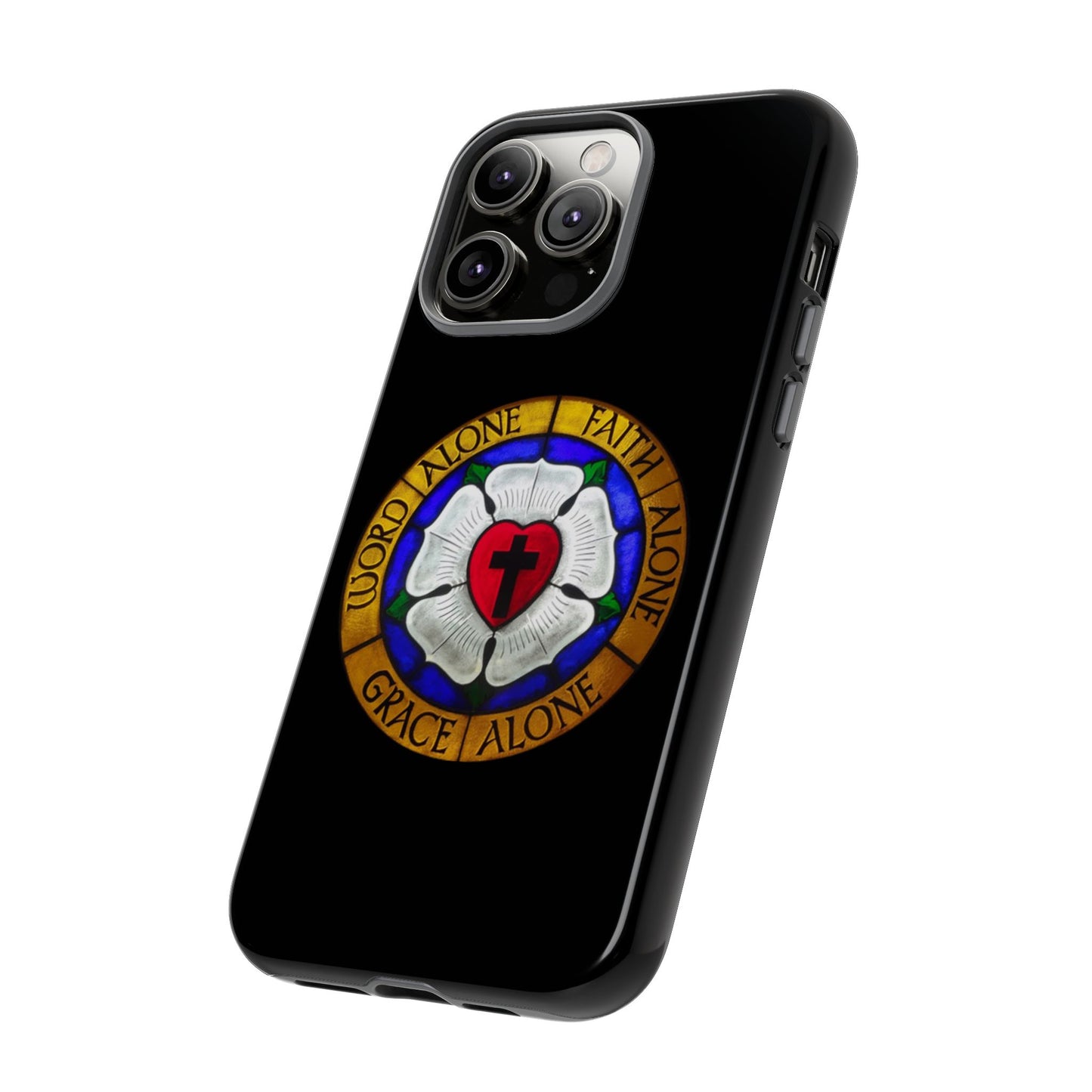 Luther Rose Black Tough Phone Case