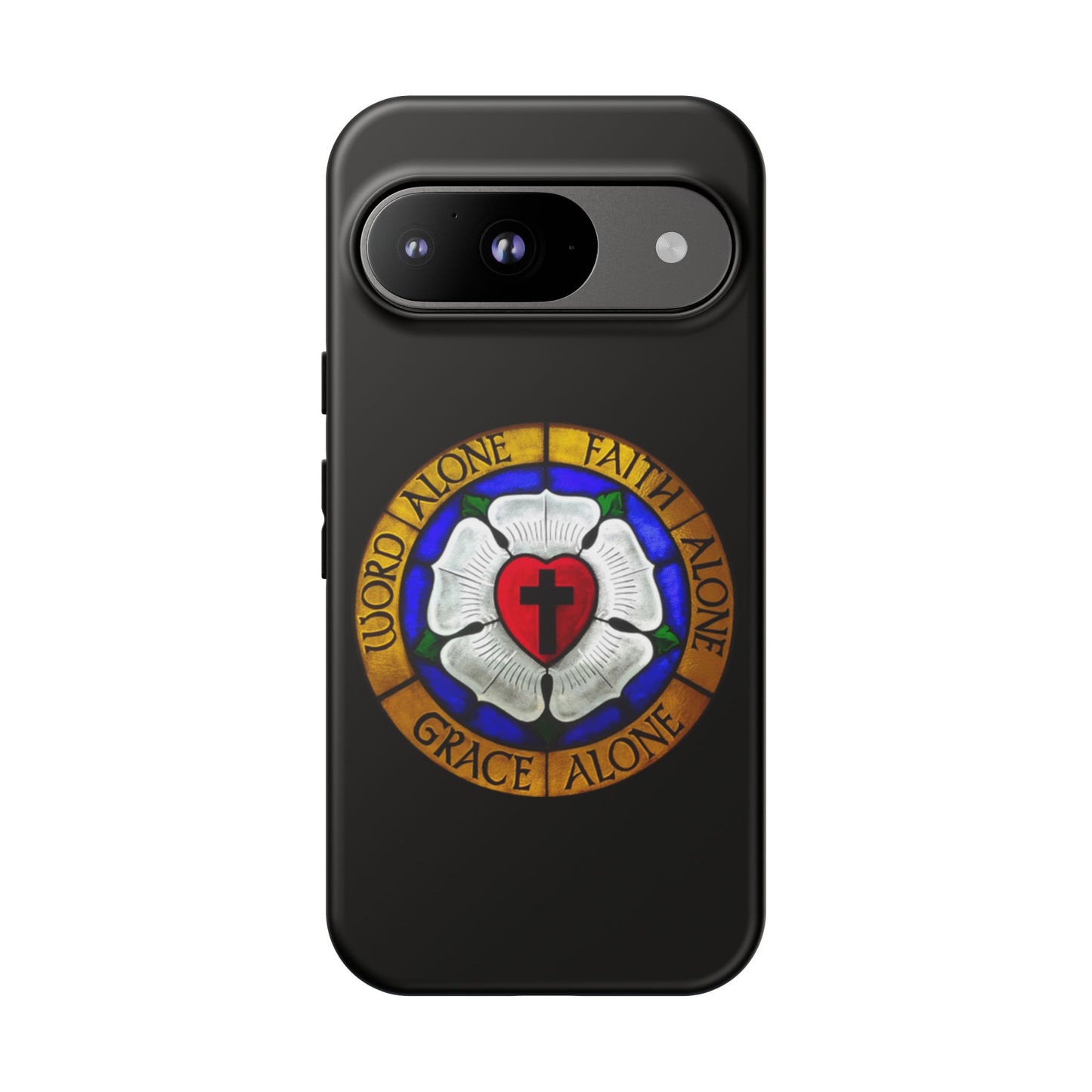 Luther Rose Black Tough Phone Case