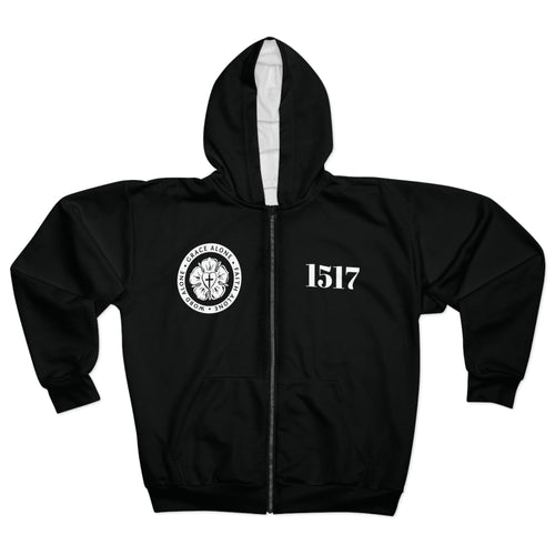 1517 Hoodie with Bold Design, Cozy Layering for All Seasons, Perfect Gift for Birthdays, Casual Wear, Athleisure