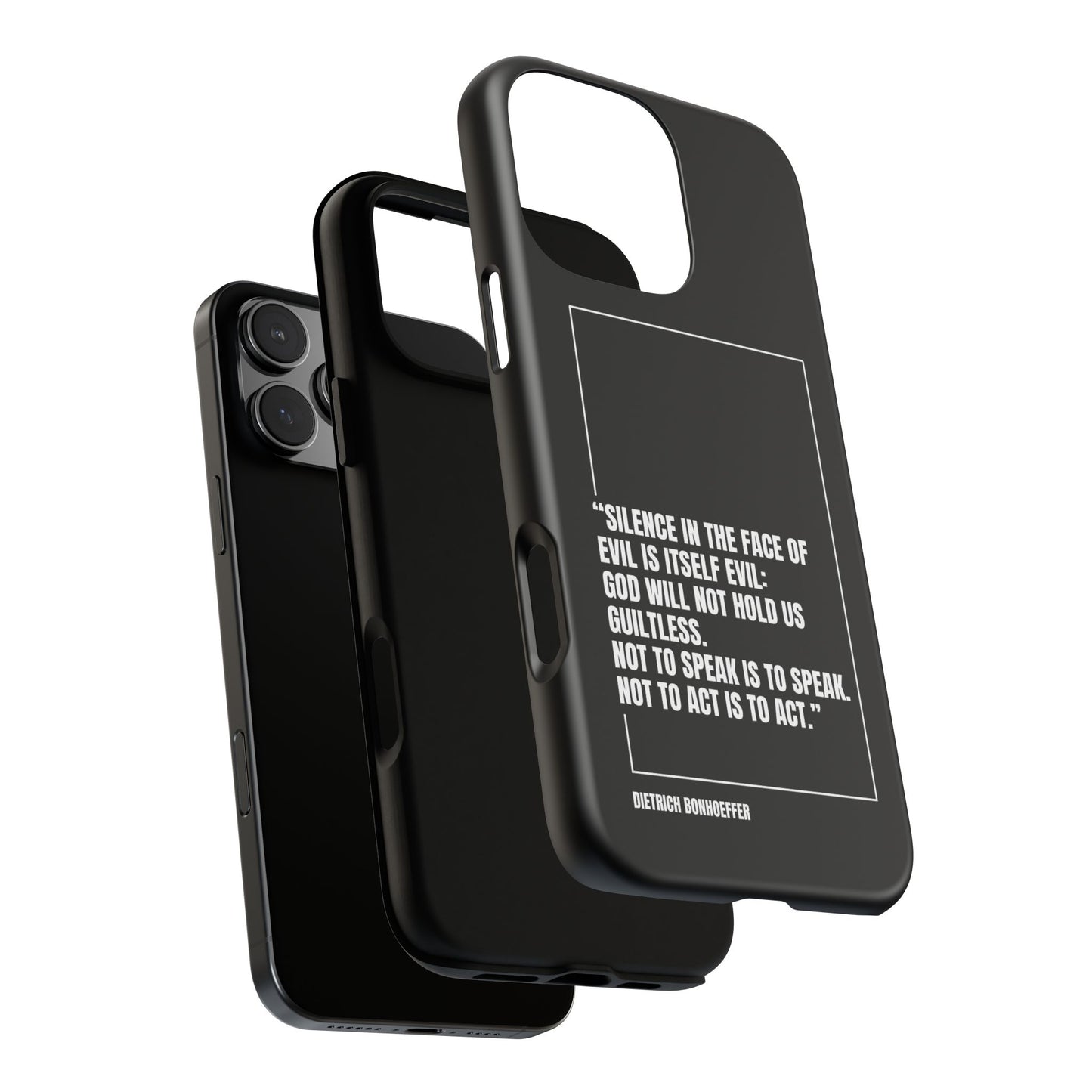 Dietrich Bonhoeffer quote tough phone case