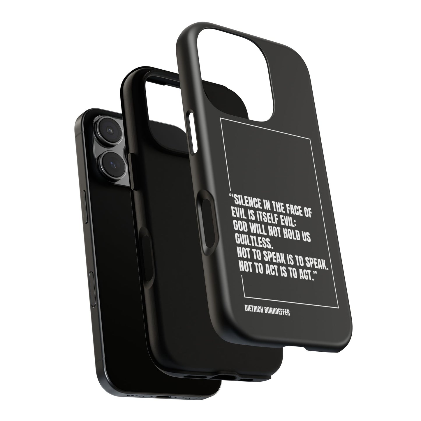 Dietrich Bonhoeffer quote tough phone case