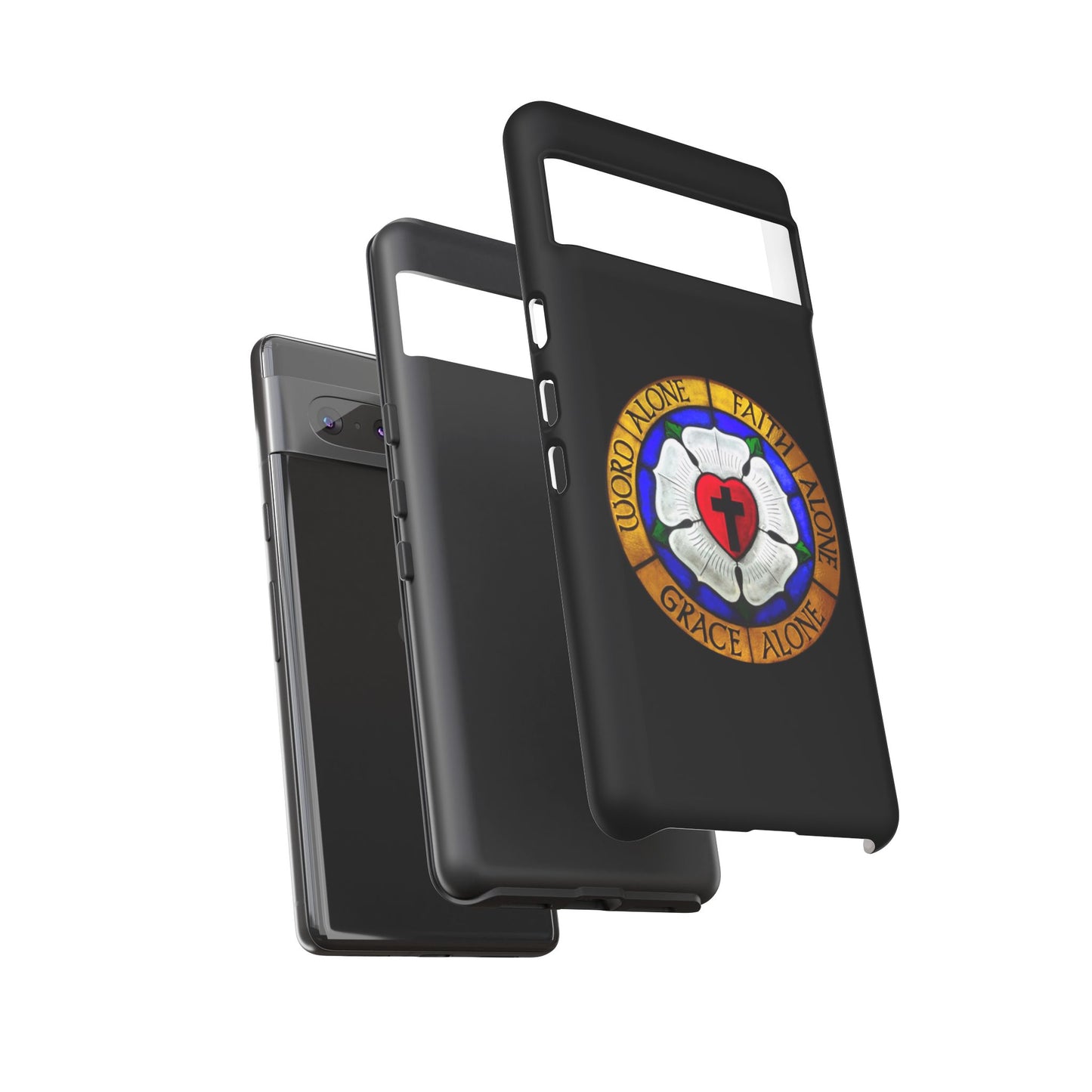 Luther Rose Black Tough Phone Case