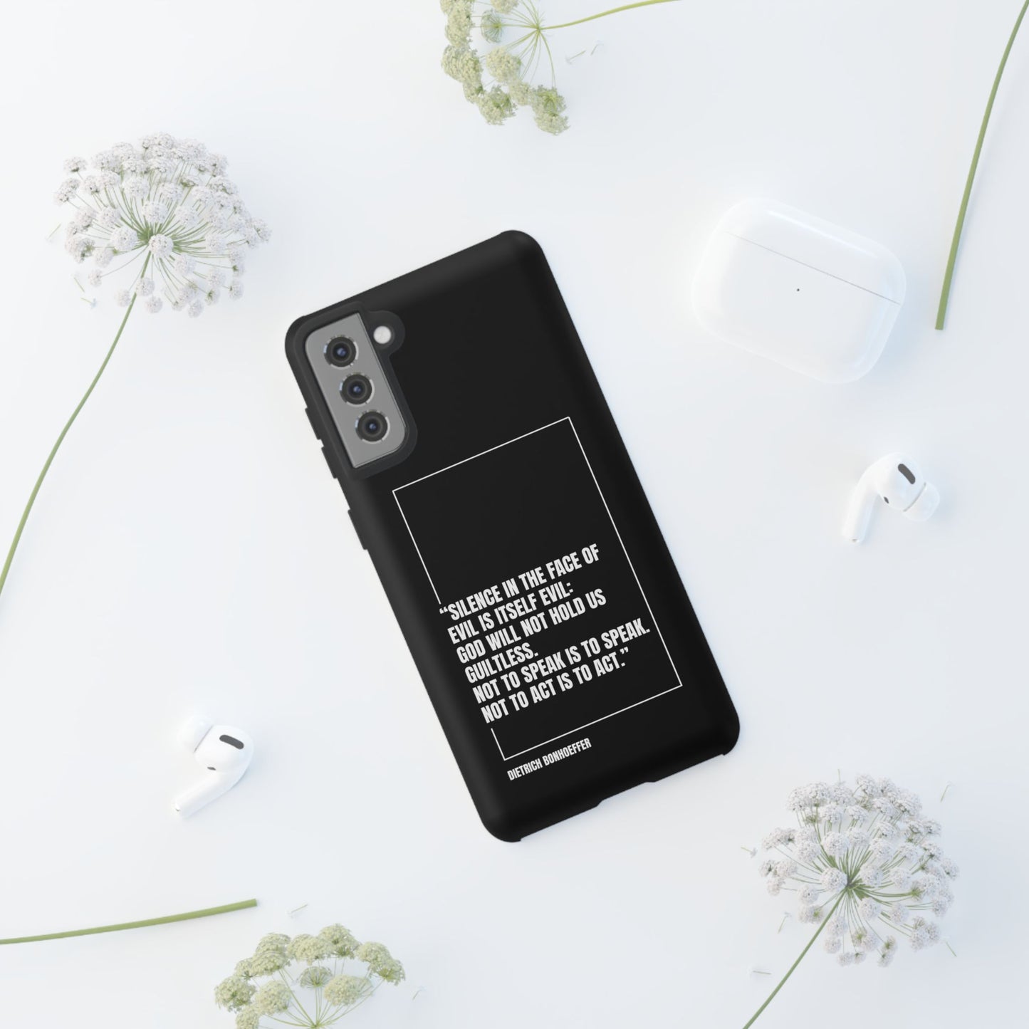 Dietrich Bonhoeffer quote tough phone case