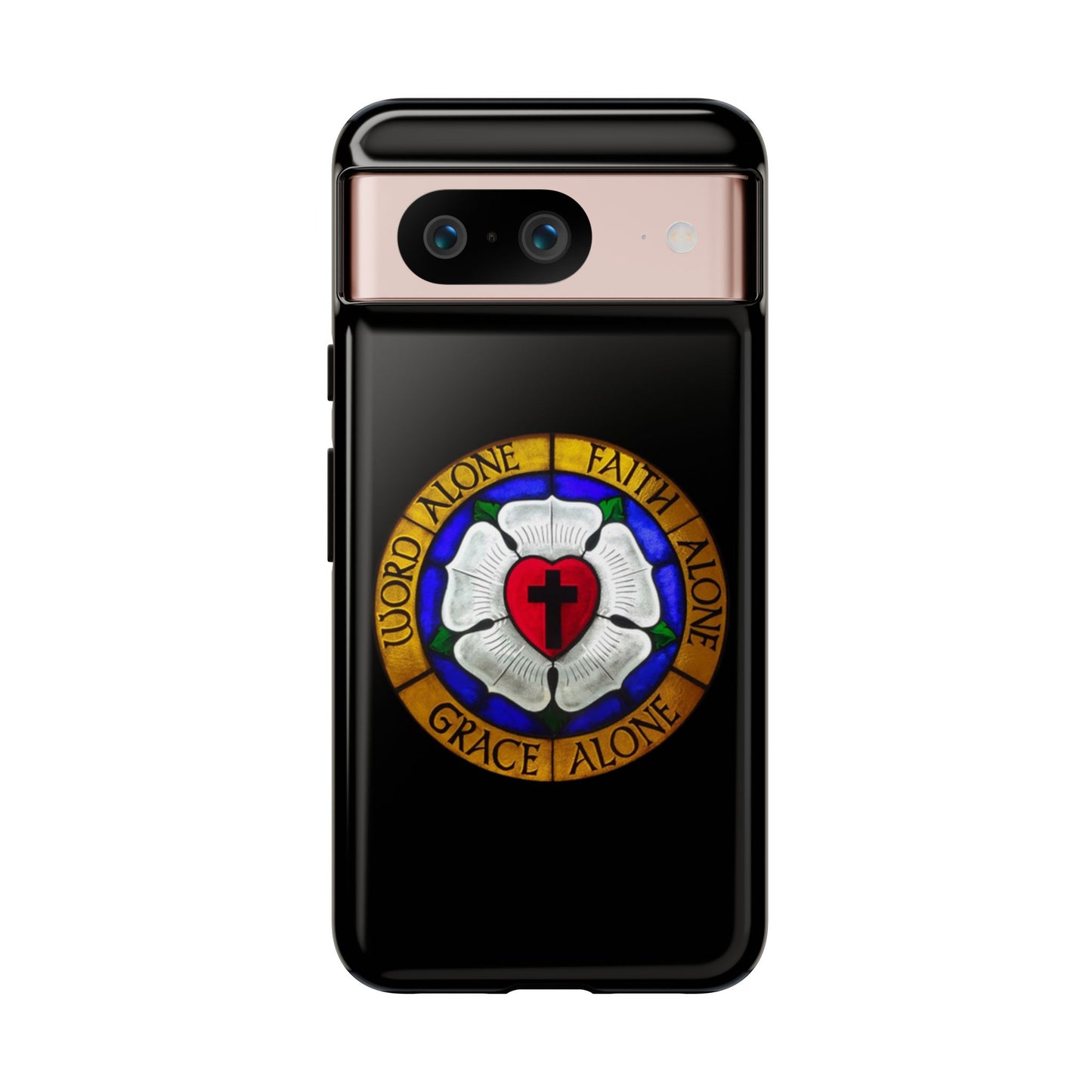 Luther Rose Black Tough Phone Case